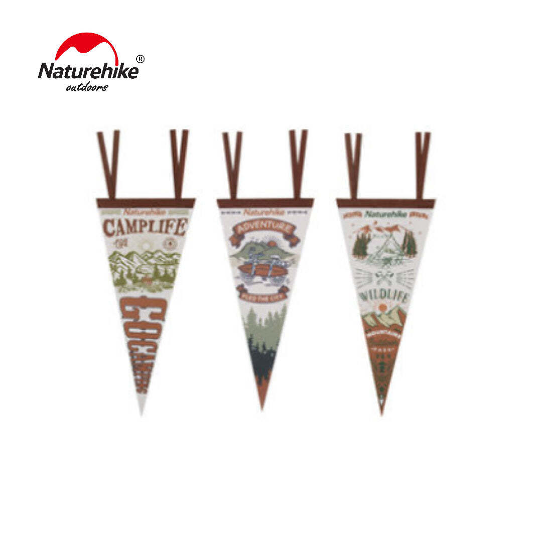 Bendera Kem Felt Segitiga Naturehike Flagstar