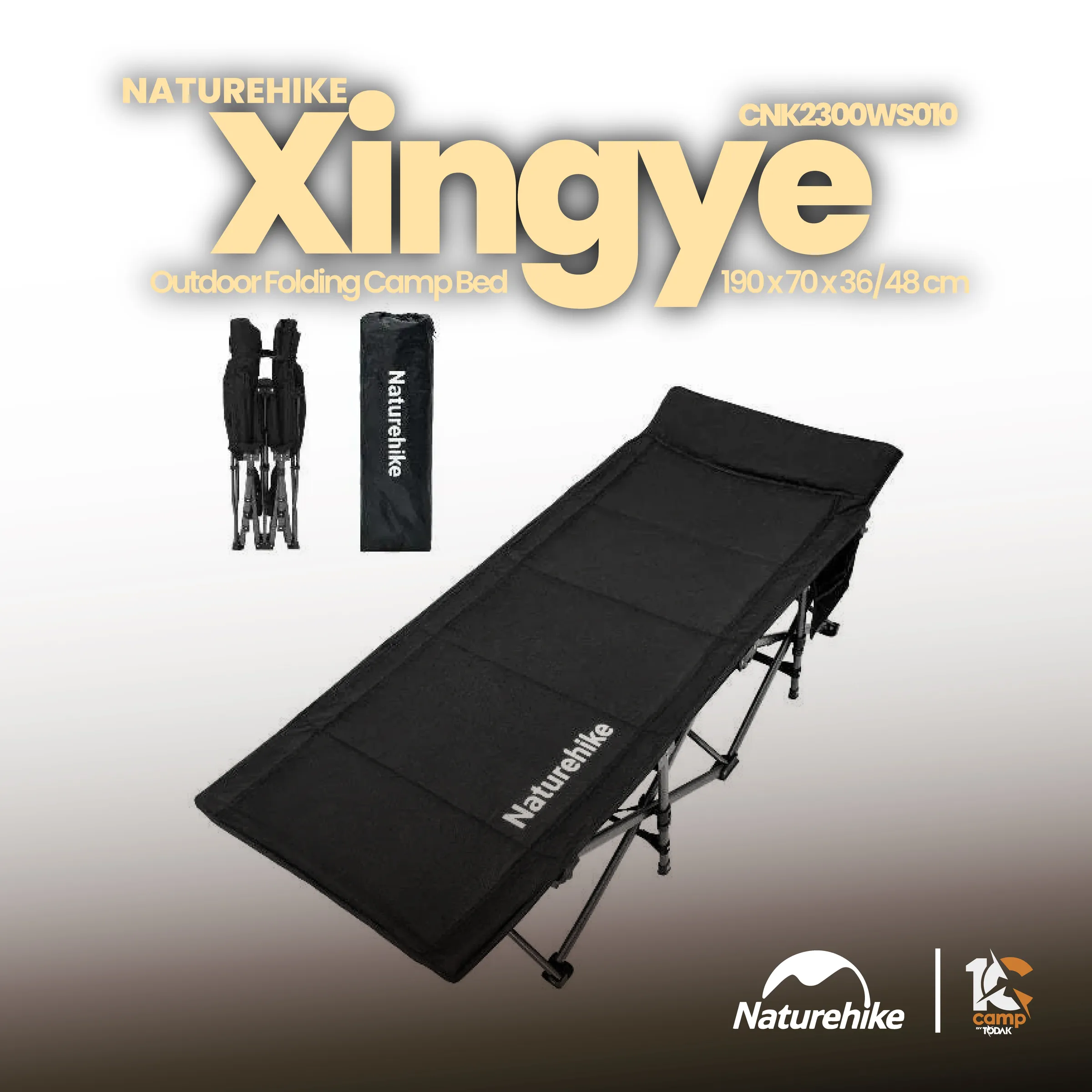 Xingye outdoor folding camp bed
