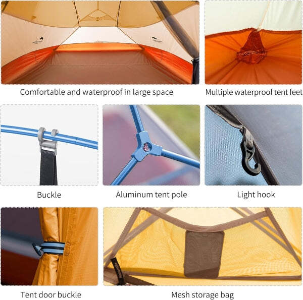 Khemah Ultralight Naturehike Cloud Up-3