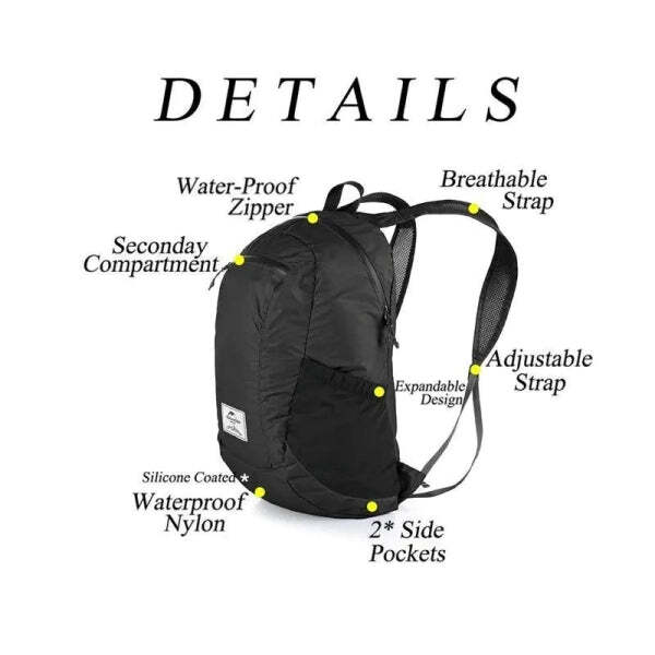 Beg Lipat Ultralight Naturehike Yunyan 18L
