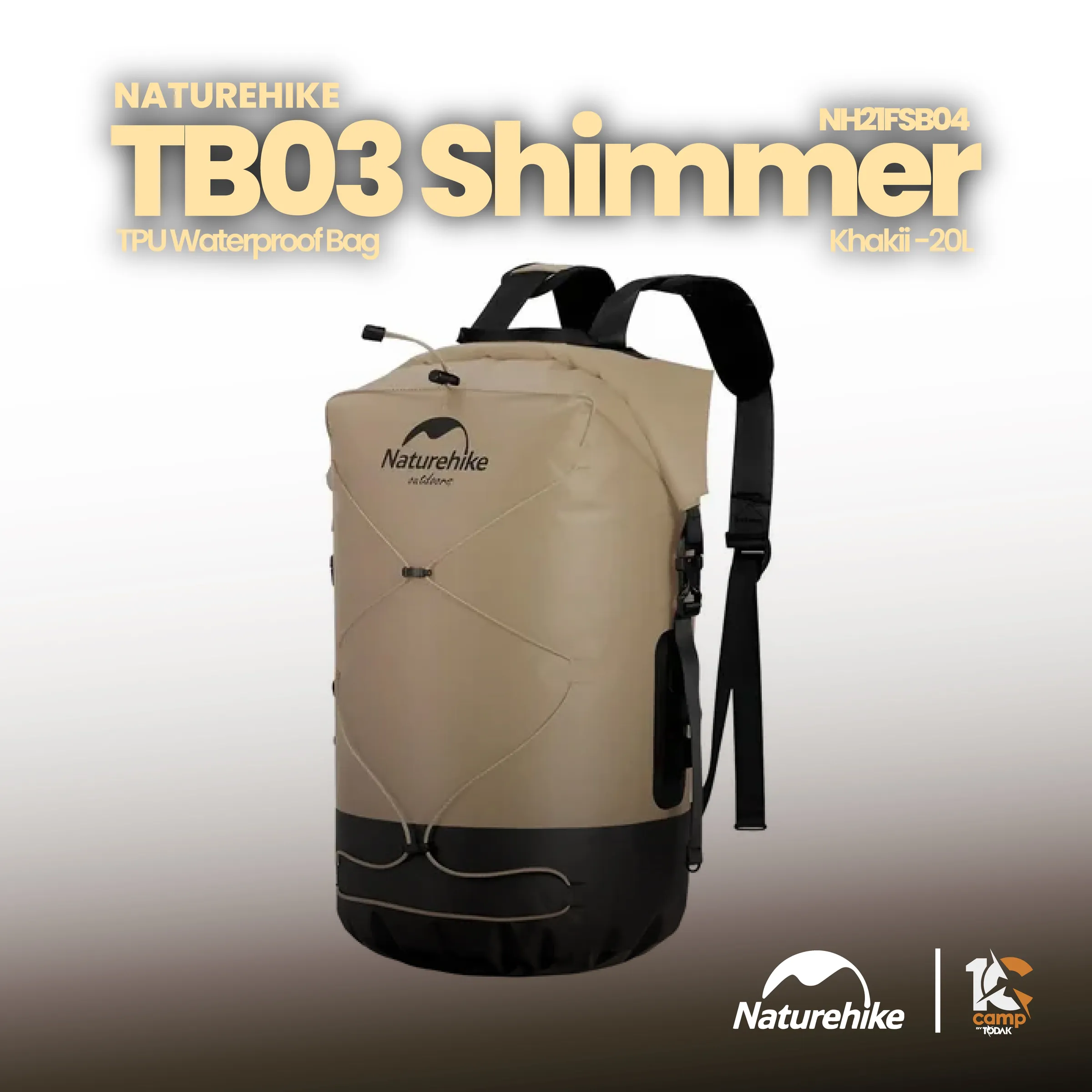 Beg Kalis Air Wet-Dry Naturehike Shimmer TPU 20L