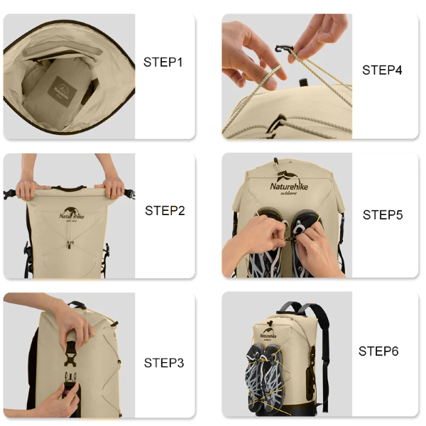 Beg Kalis Air Wet-Dry Naturehike Shimmer TPU 20L
