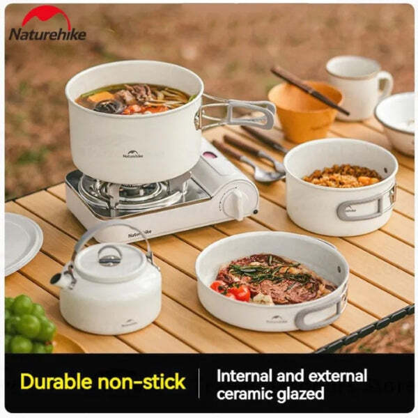 Set Periuk Ceramic Non-Stick Naturehike