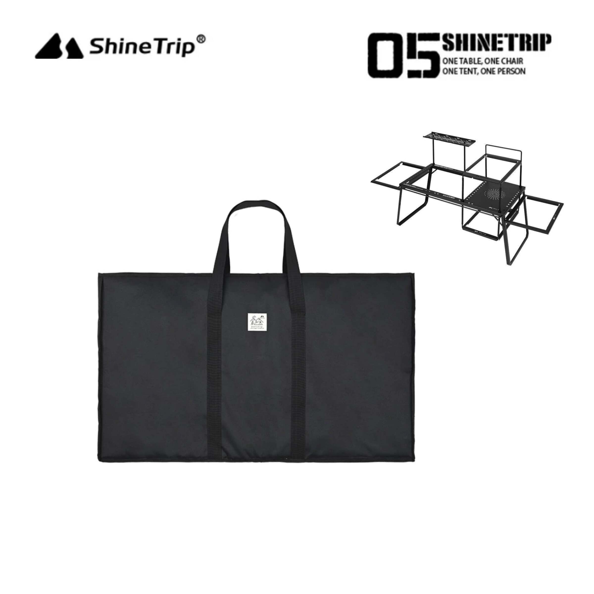 Beg Simpanan Meja IGT Shinetrip Black Mist