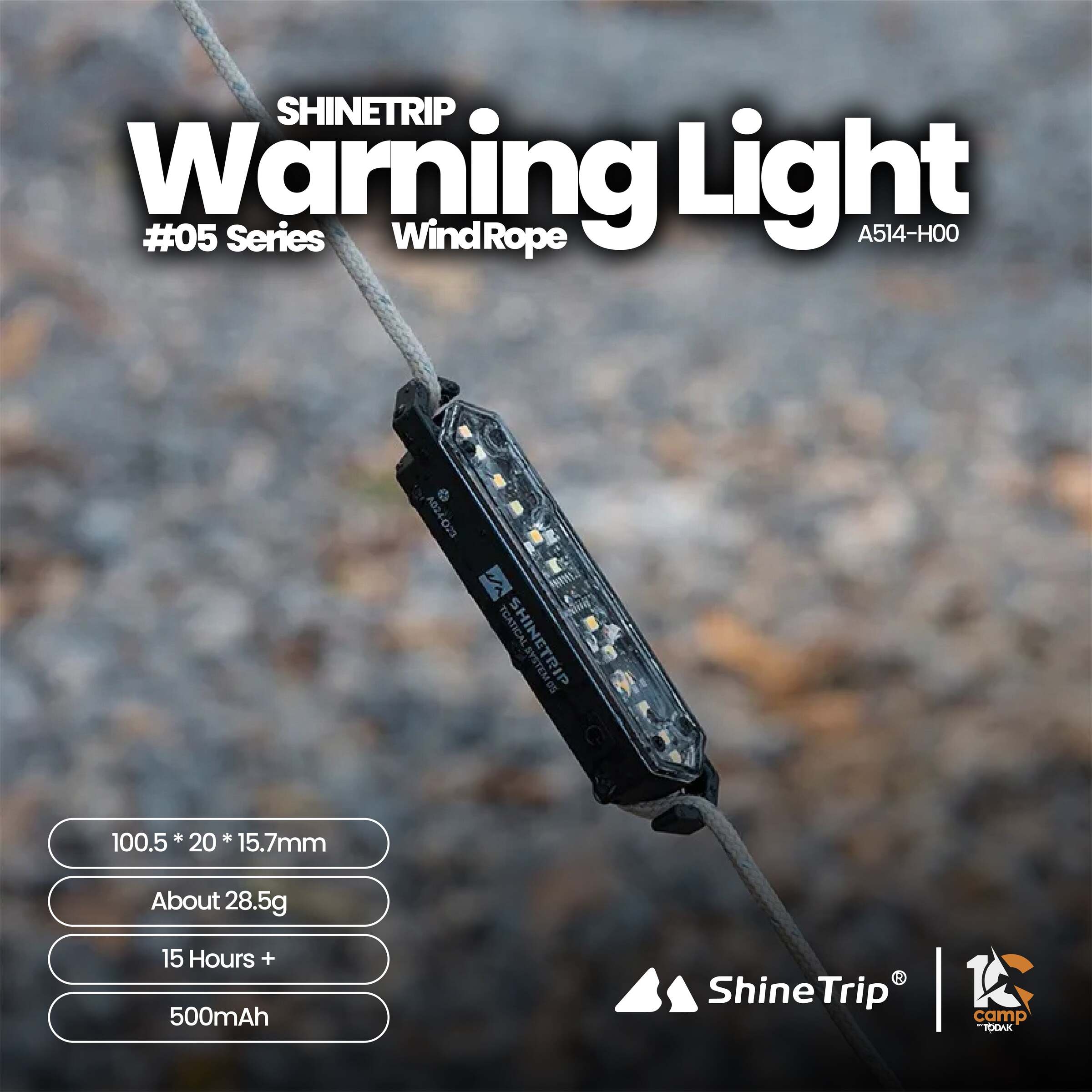 Lampu Amaran Tali Angin Shinetrip #05