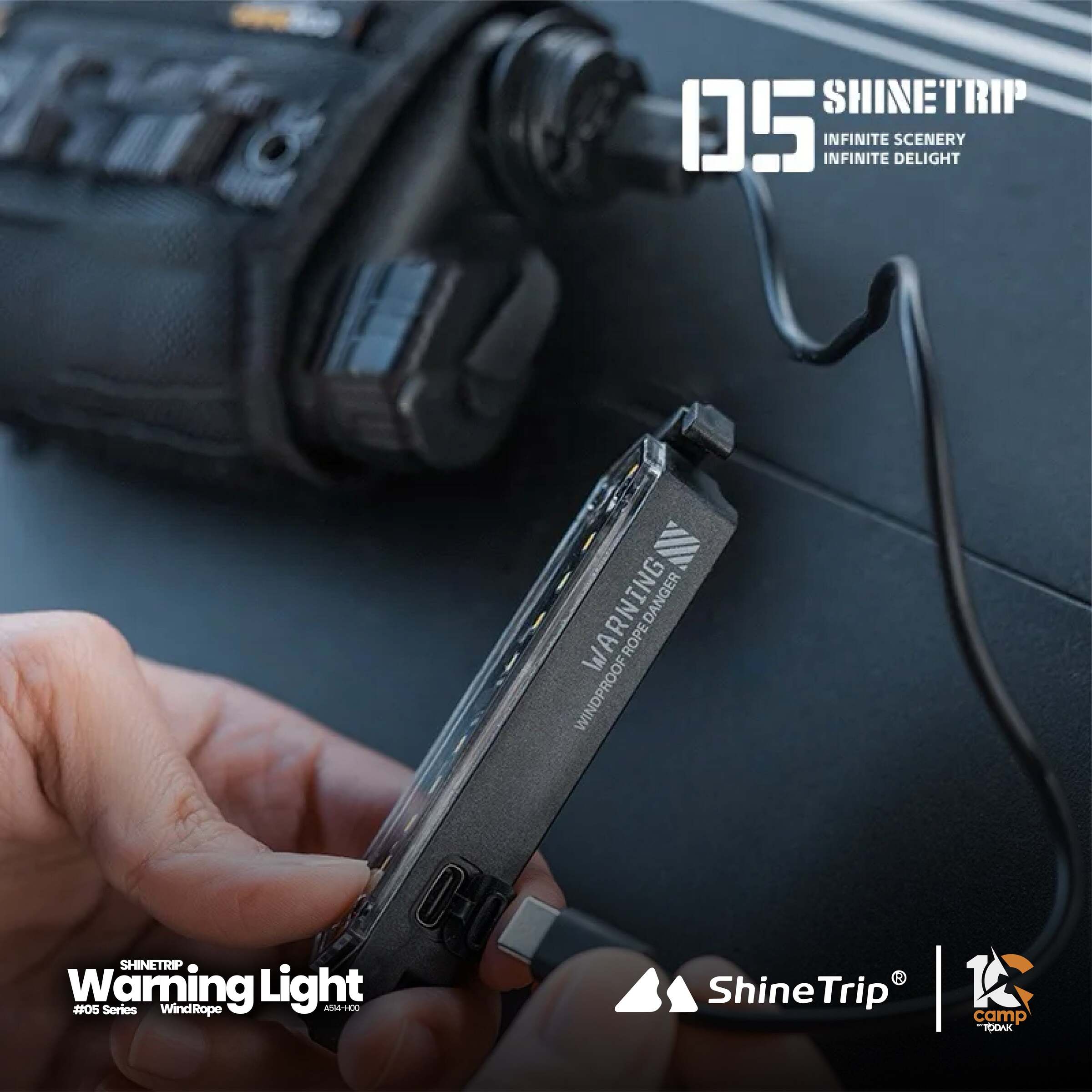 Lampu Amaran Tali Angin Shinetrip #05