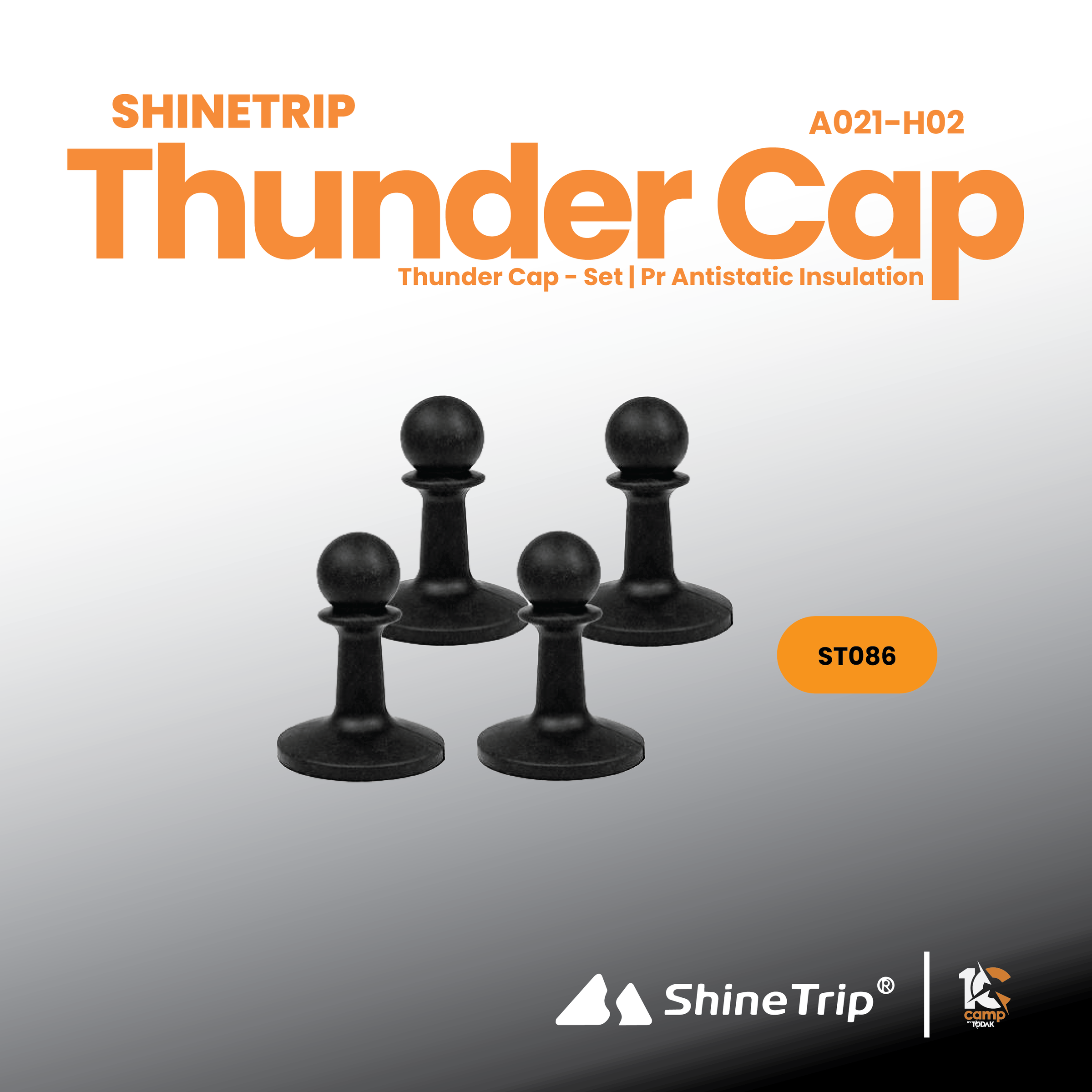 Penutup Tiang Thunder Cap Shinetrip