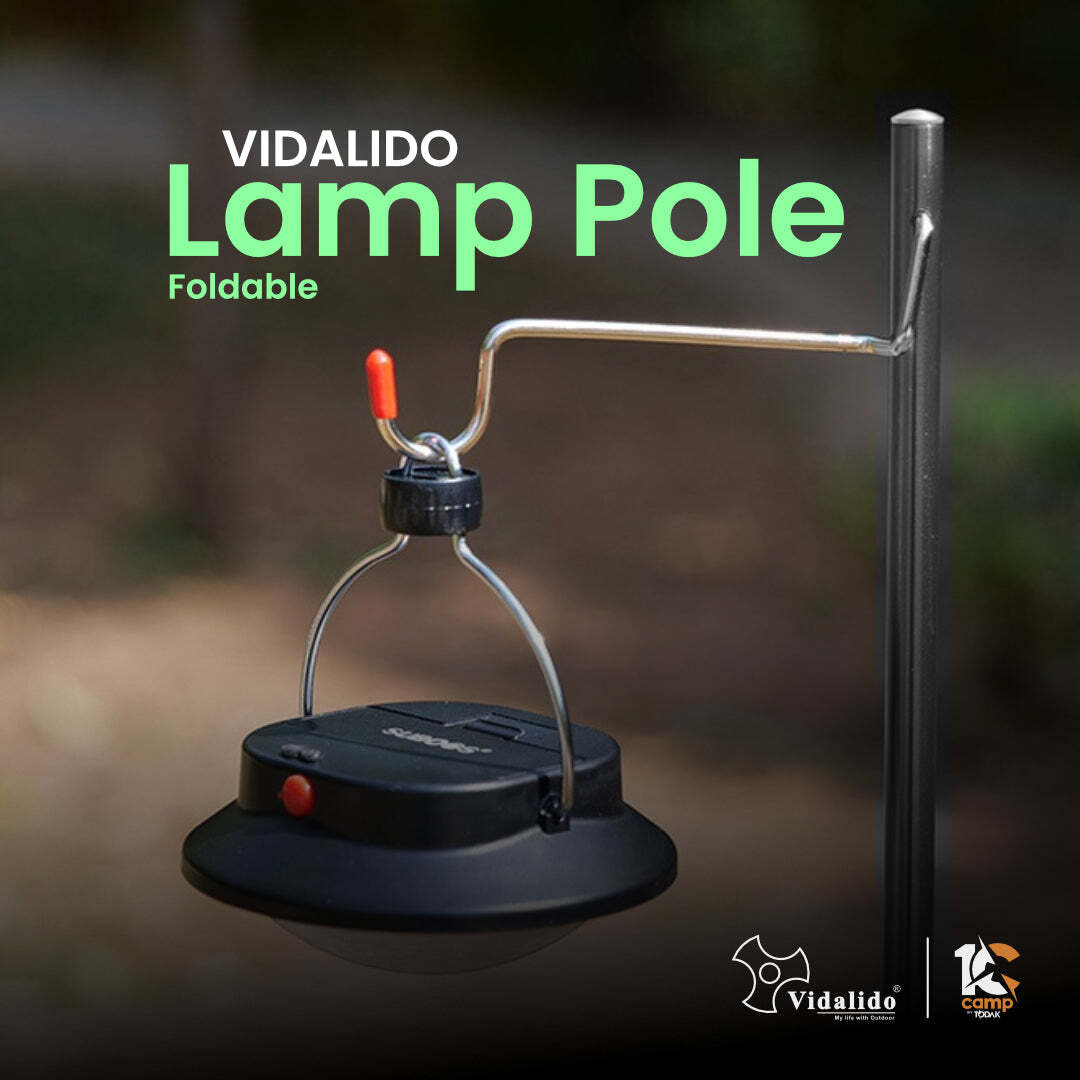 Bracket Tiang Lampu Lipat Vidalido