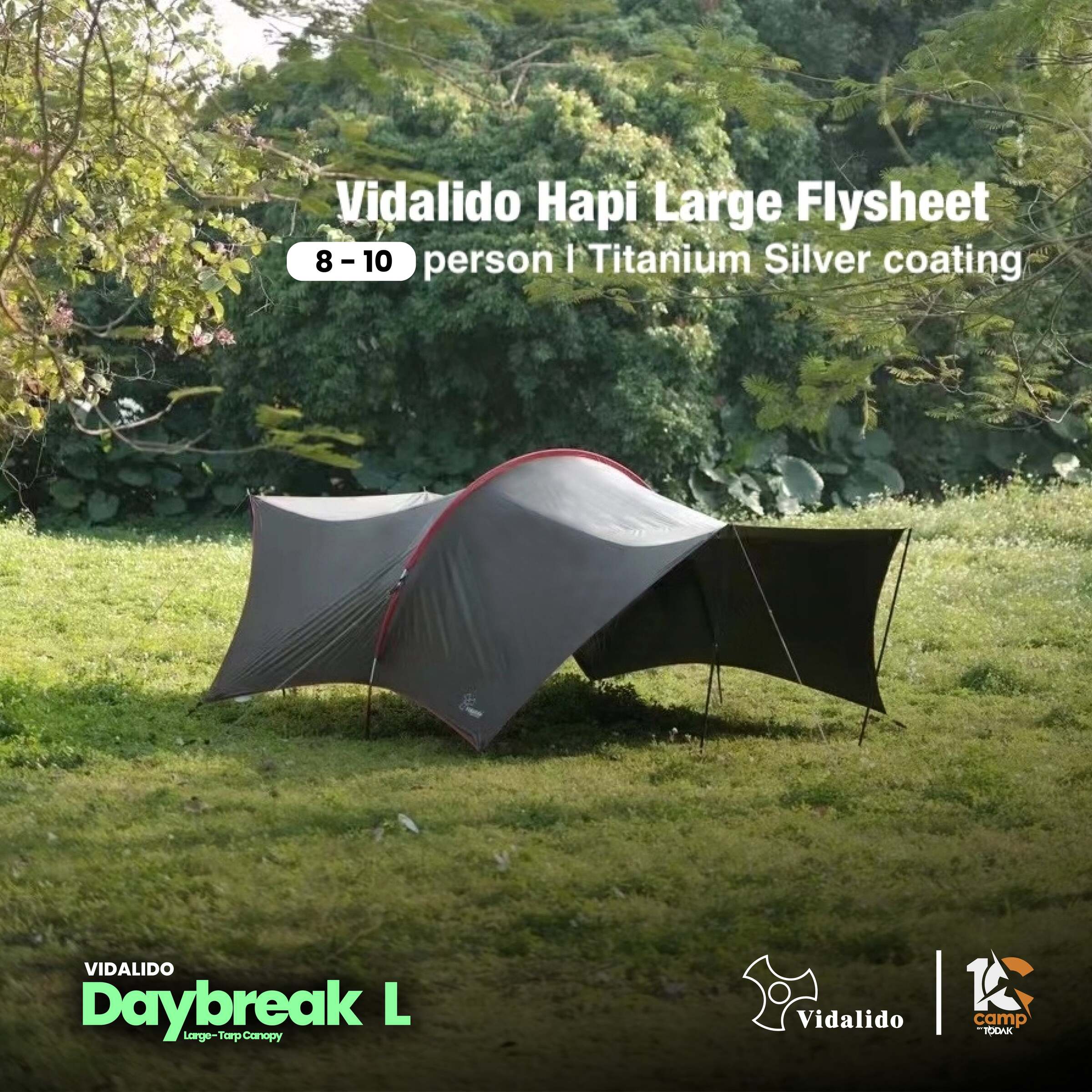 Khemah Semi-Dome Vidalido Daybreak L