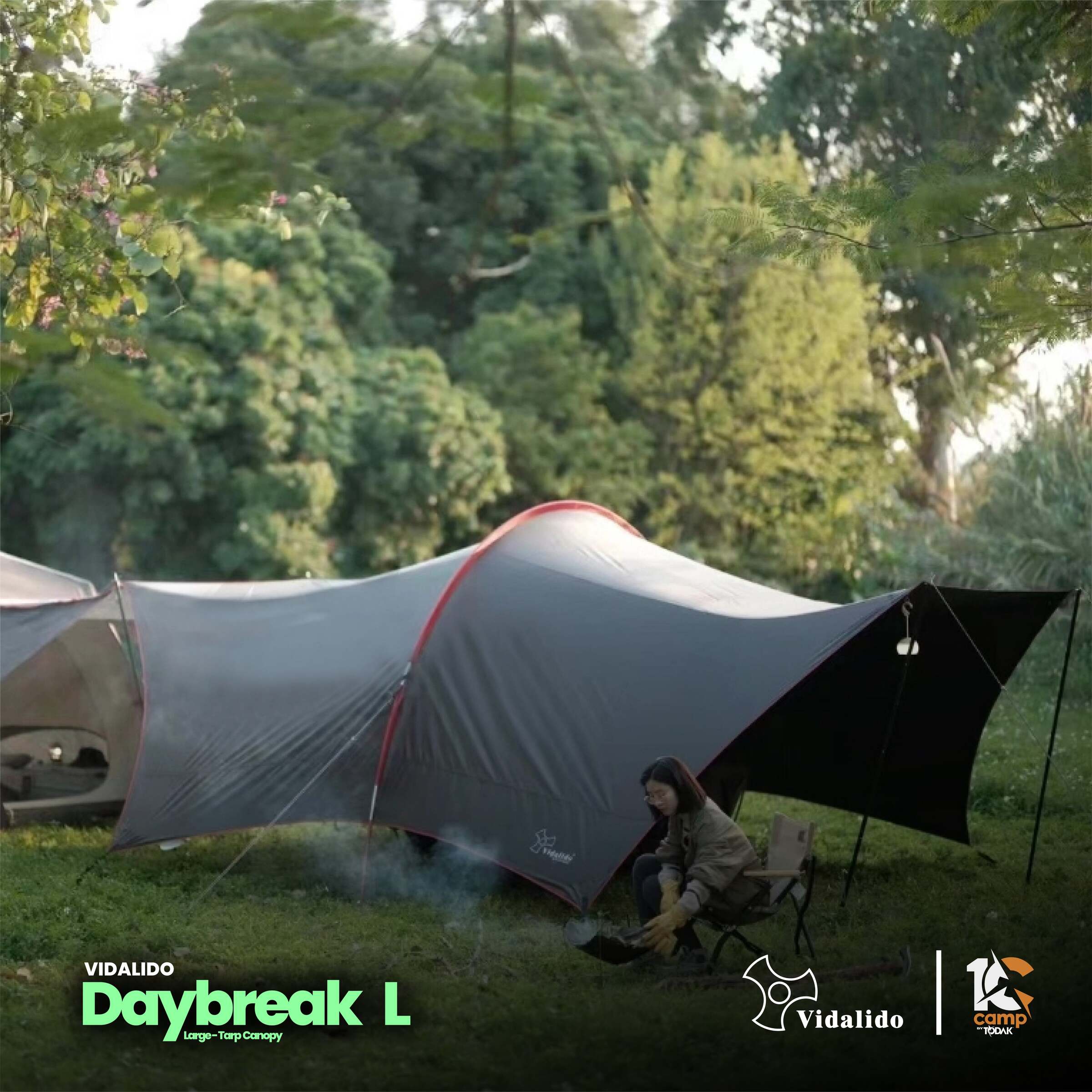 Khemah Semi-Dome Vidalido Daybreak L