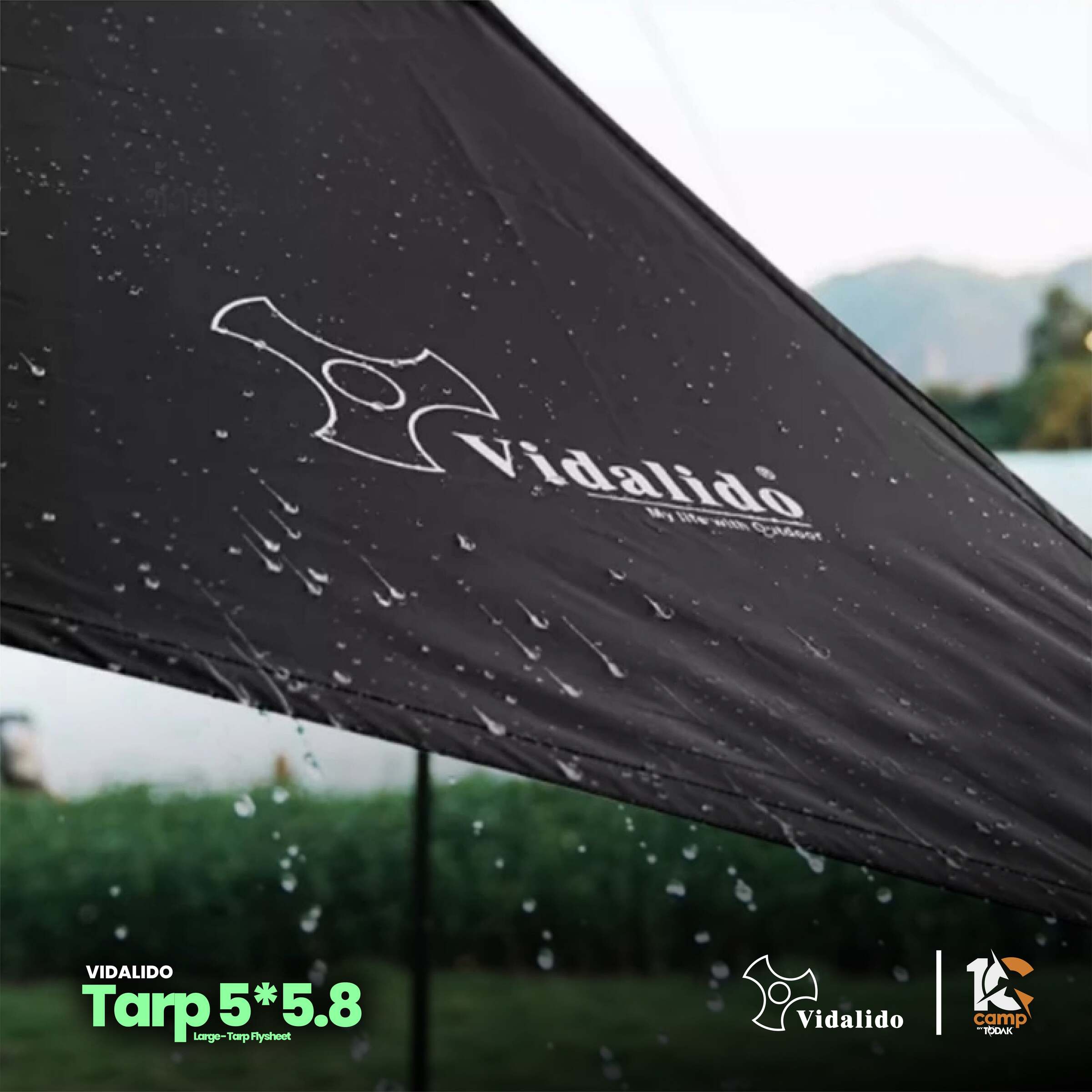 Flysheet Tarp Vidalido 5×5.8m