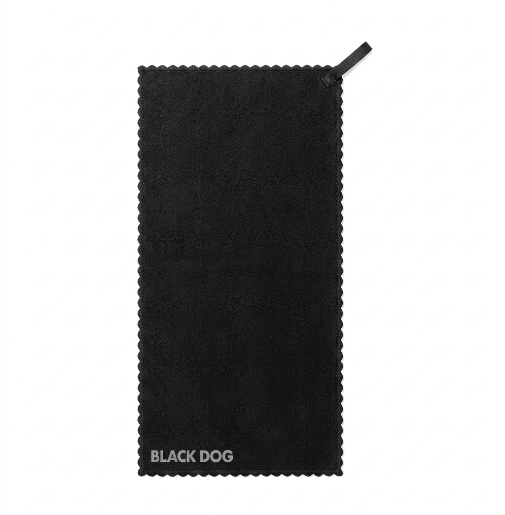 BLACKDOG CBD2650SP010 Quick-dry towel - Black