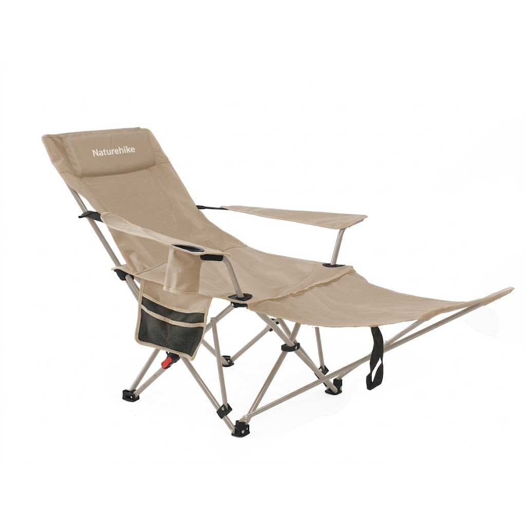 CNK2550JJ019 Sea Star 002 Gathering Style High-Back Folding Chair Khaki