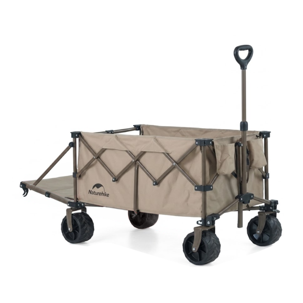 CNK2450JJ017 (Light Folding ) gathering camping cart _ Khaki /150+90L