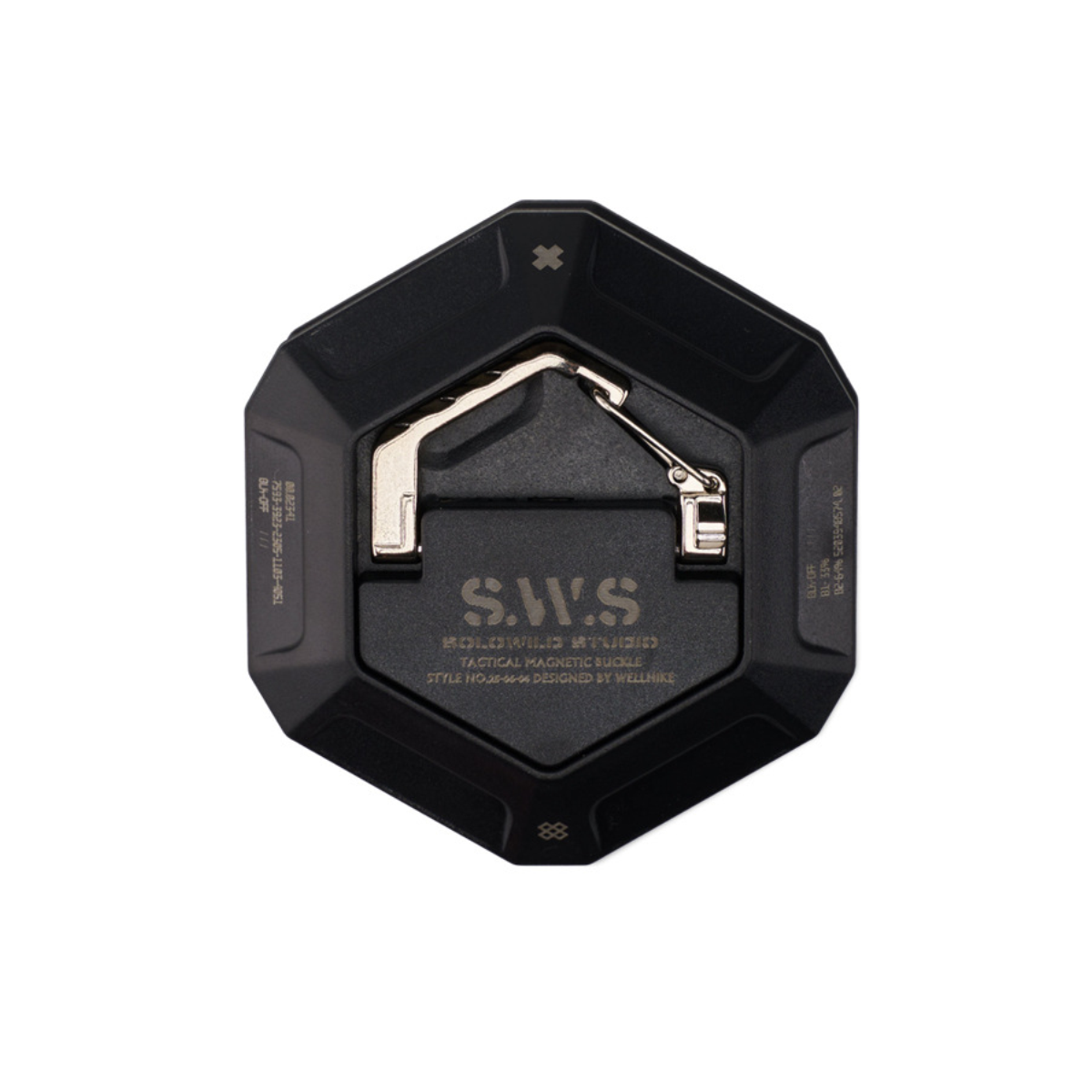 Hexagonal Magnetic Hook - Black