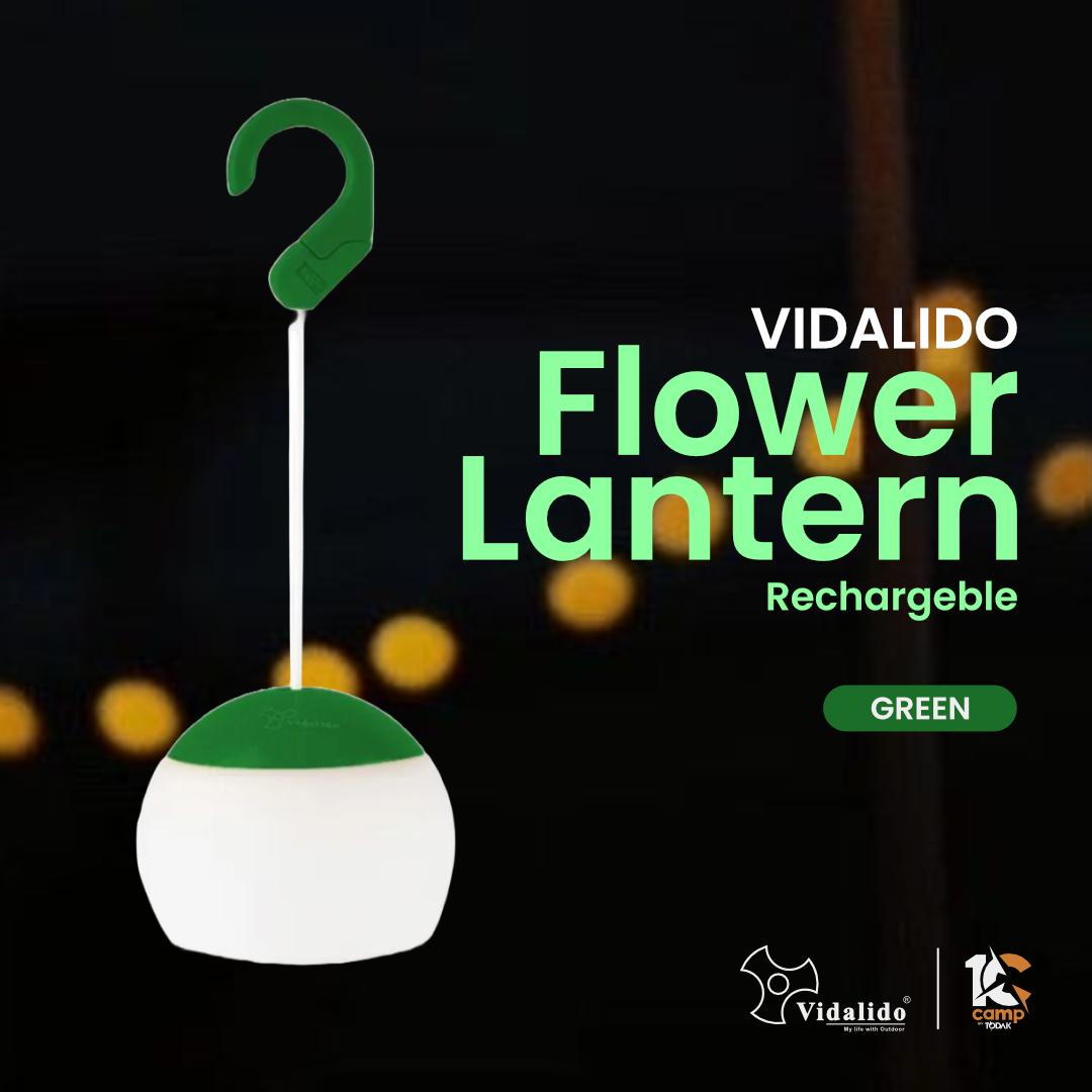 Lampu Flower Lantern Vidalido Rechargeable