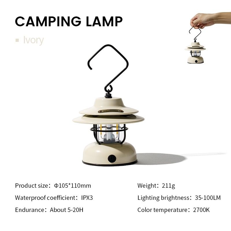 Lampu Lantern Retro LED Mobi Garden