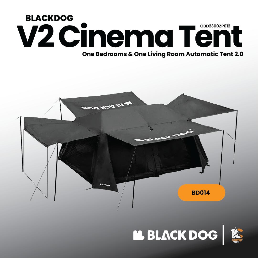 Khemah Blackdog Cinema V1 dengan Skrin