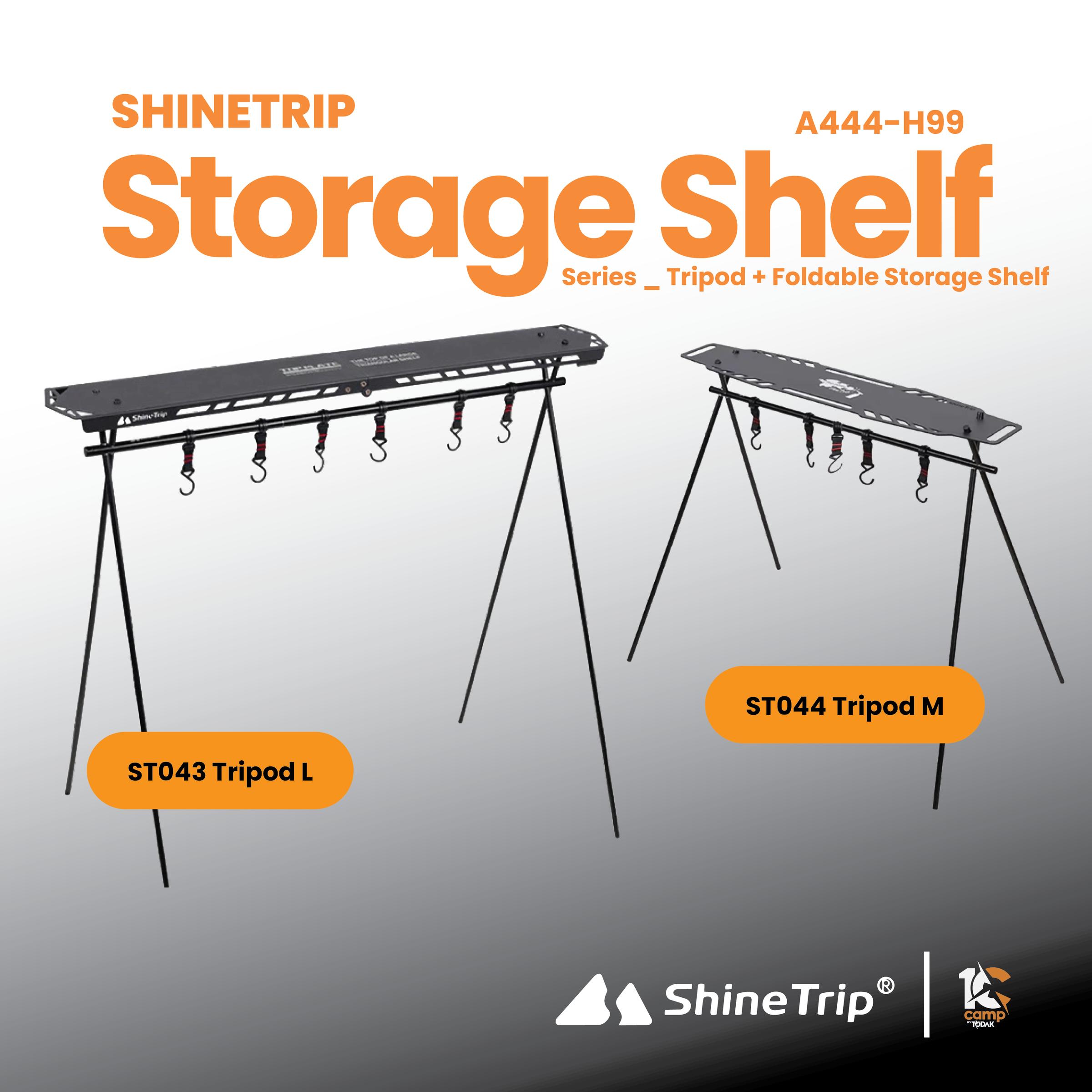 Tripod + Rak Simpanan Lipat Shinetrip