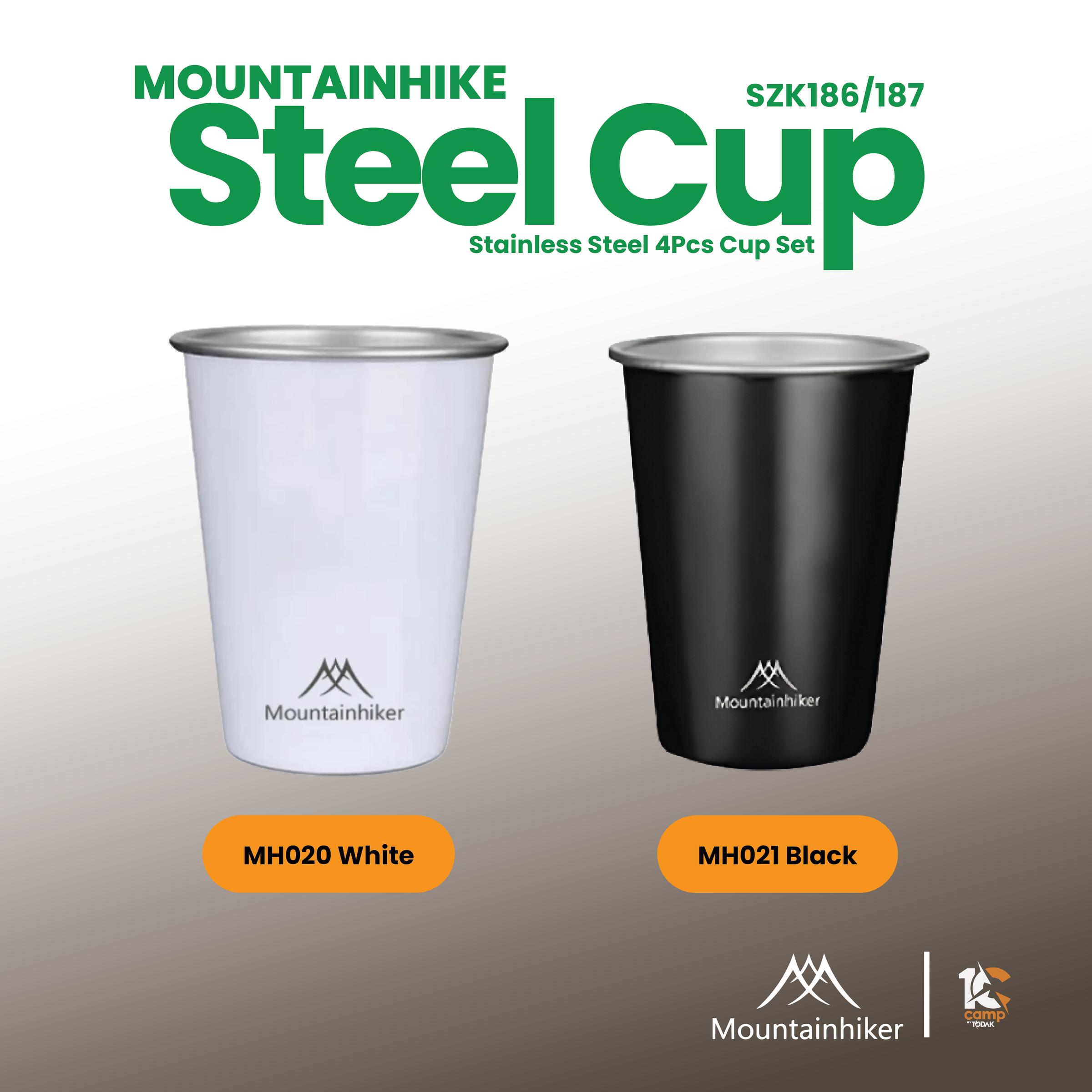 Set Cawan Stainless Steel 4 Pcs Mountainhiker