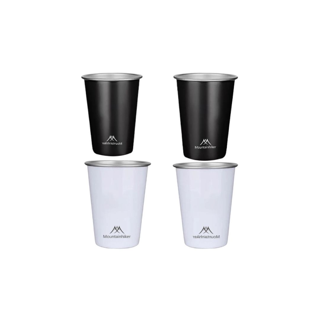 Set Cawan Stainless Steel 4 Pcs Mountainhiker