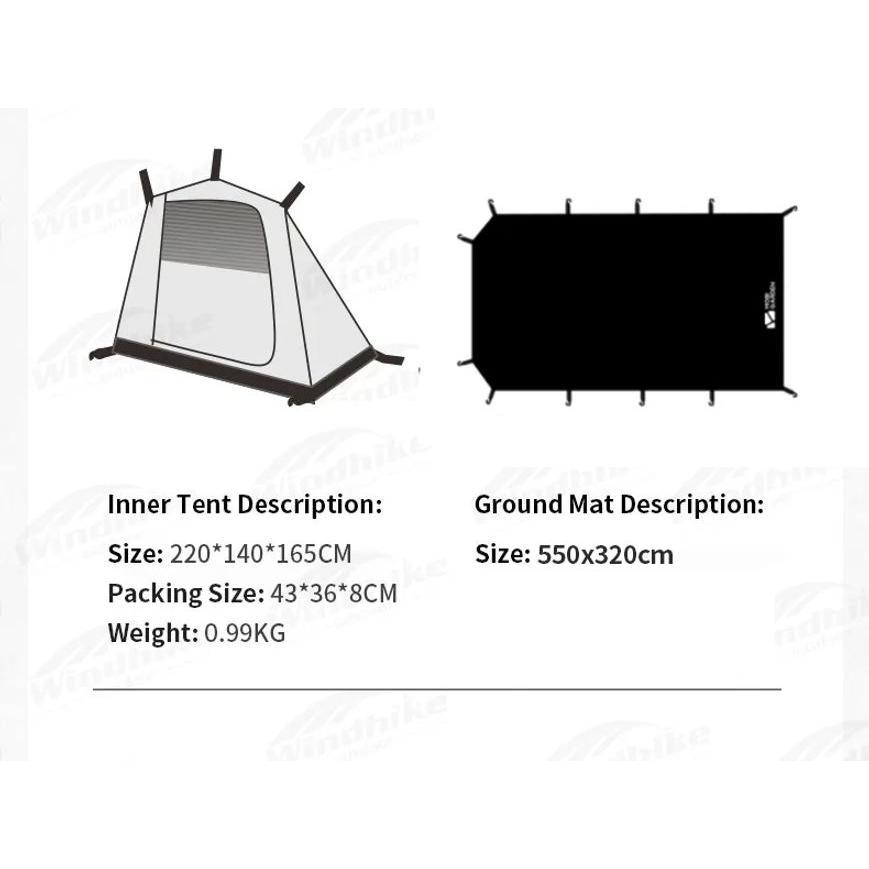 Groundsheet Mobi Garden untuk Khemah Holiday Stars 300