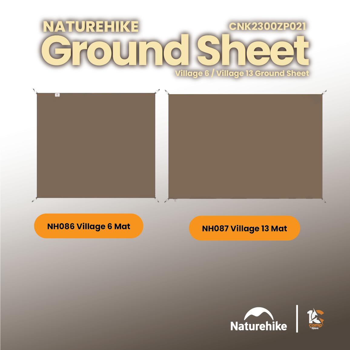 Groundsheet Naturehike untuk Khemah Village 6.0