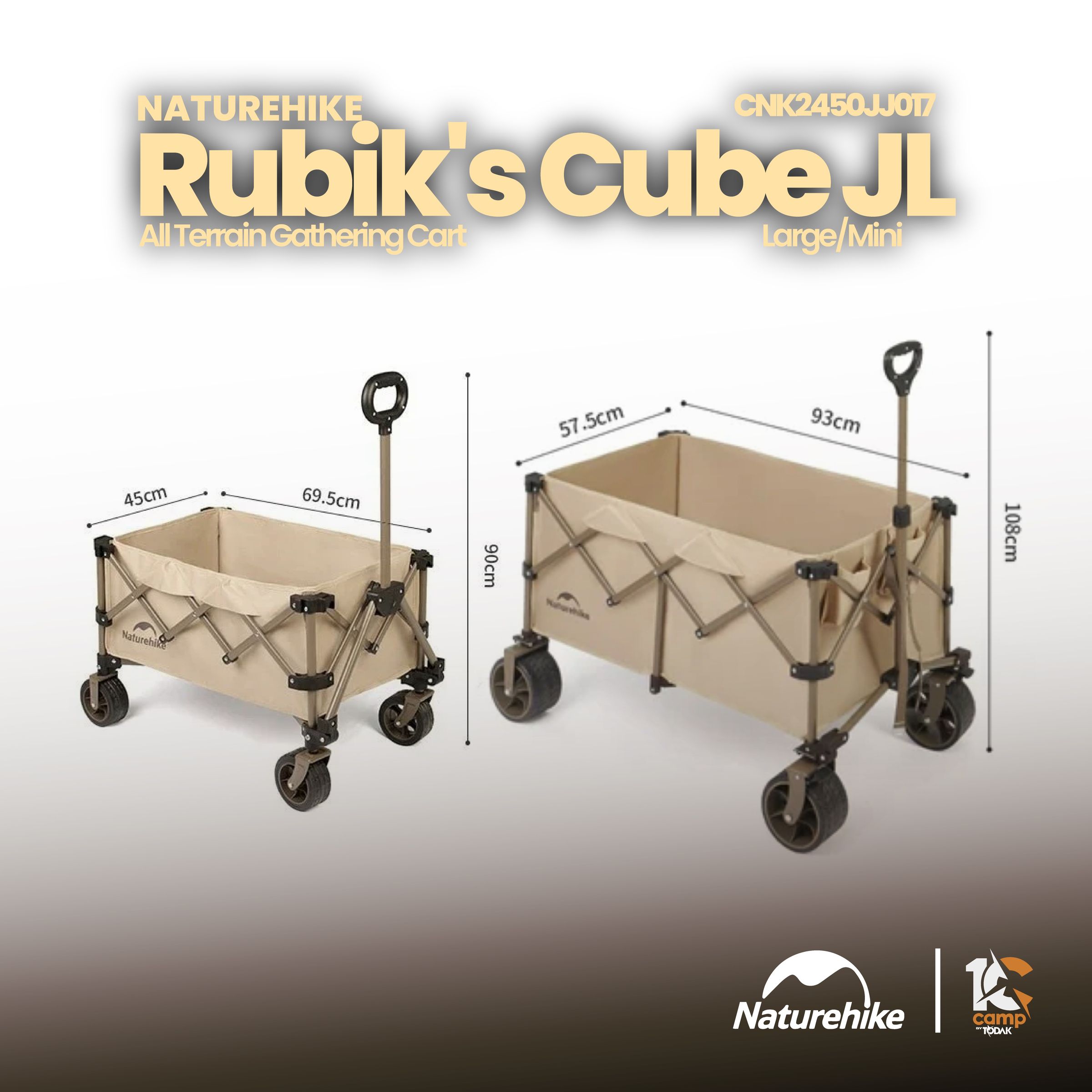 Troli Camping All-Terrain Naturehike Rubik Cube JL