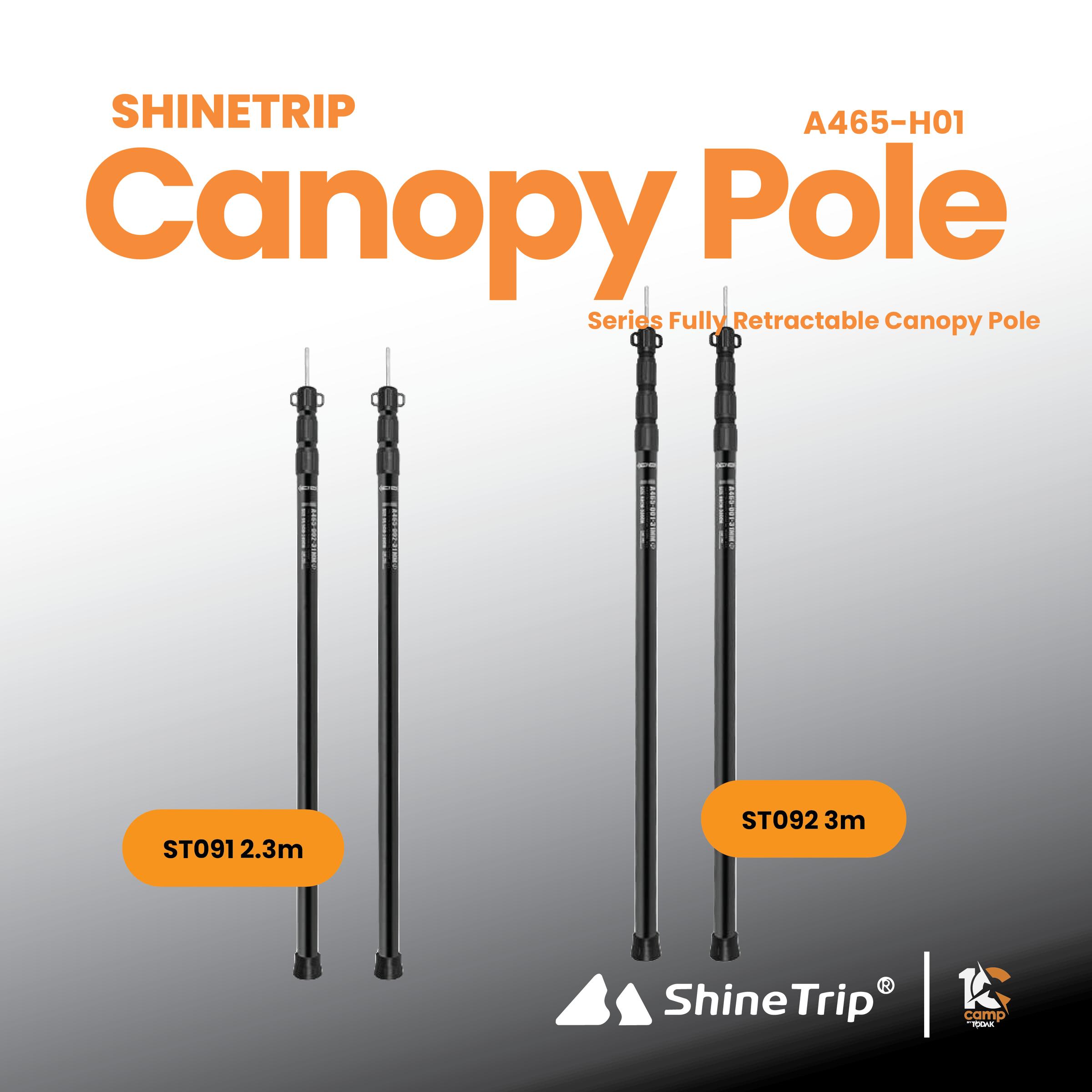 Tiang Kanopi Teleskopik Shinetrip #05
