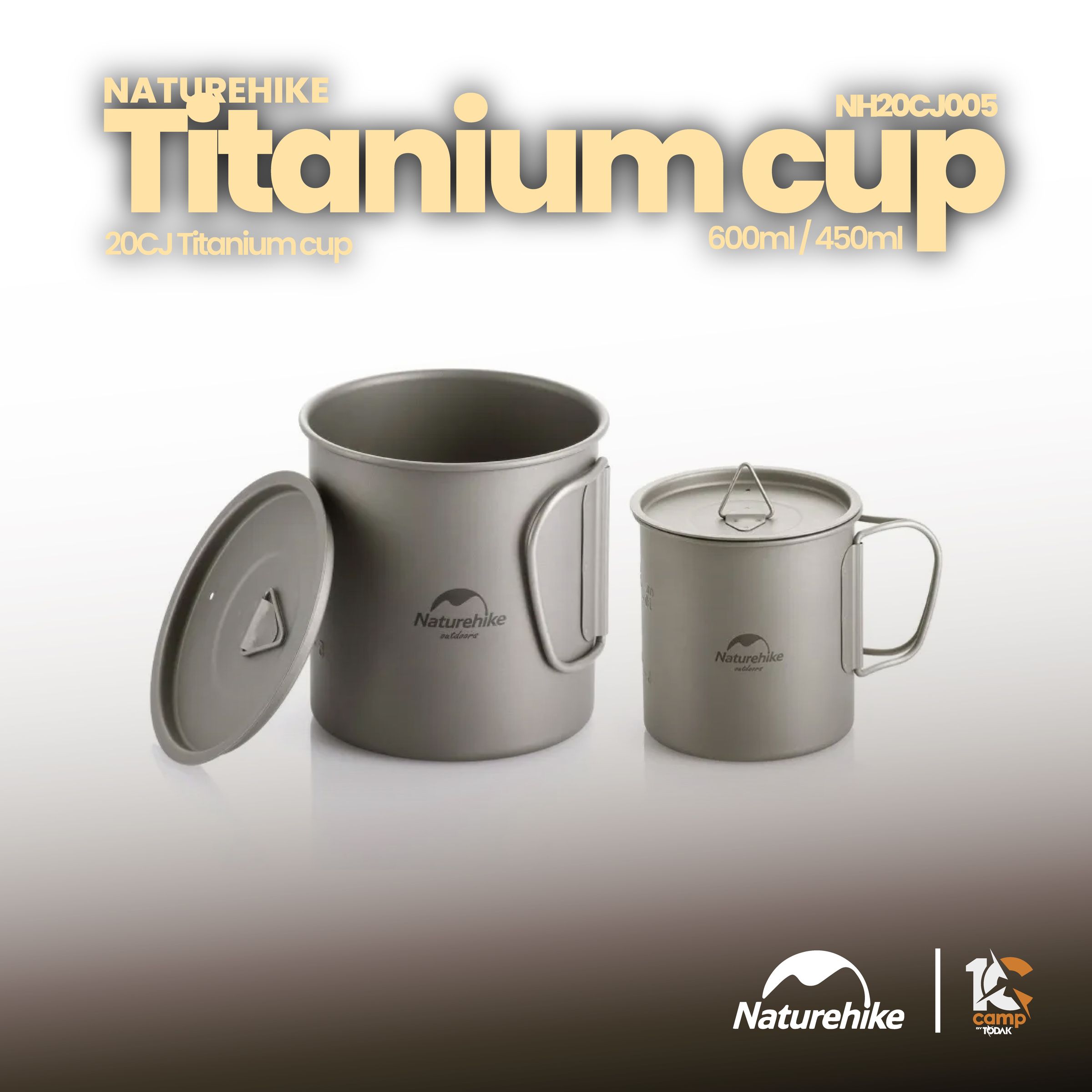Cawan Titanium Naturehike 600ml