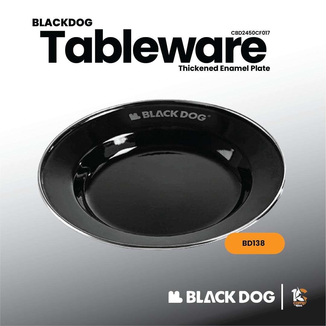 Pinggan Enamel Tebal Blackdog
