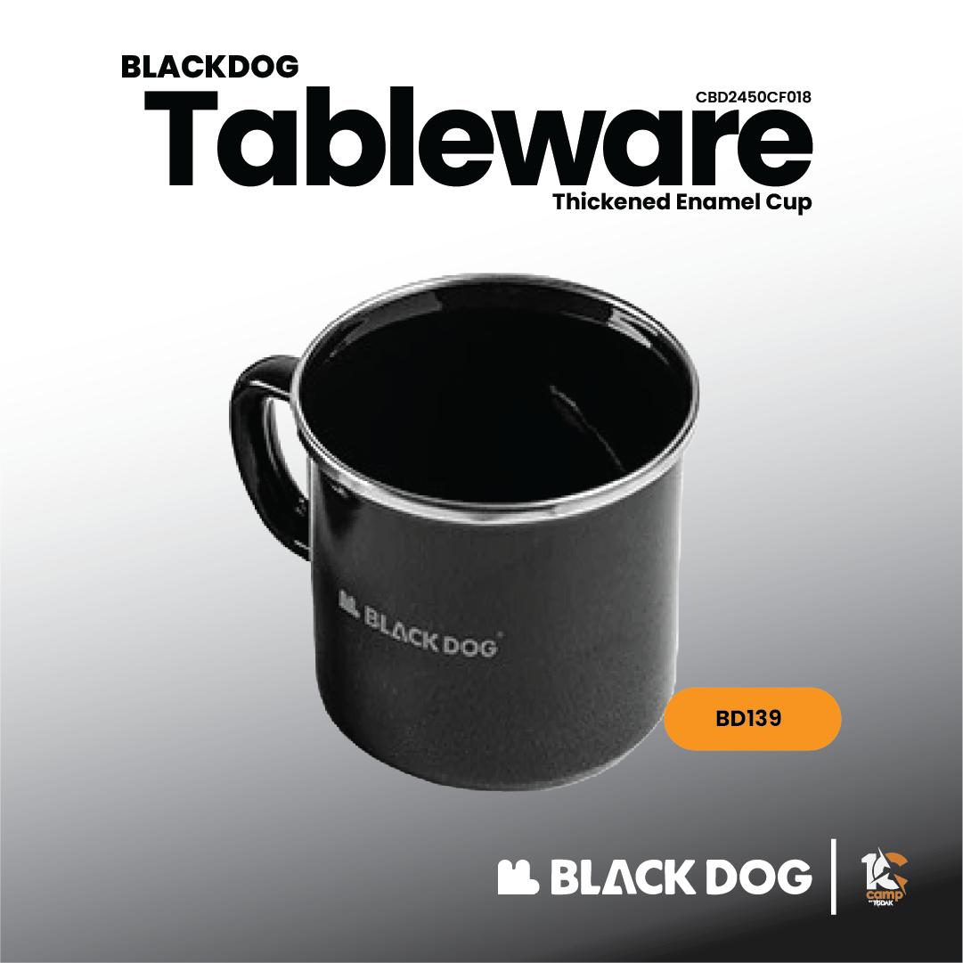 Pinggan Enamel Tebal Blackdog