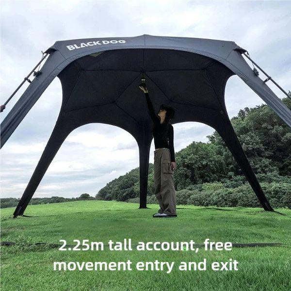 Kanopi Quick-Open Pentagon Blackdog Star Dome