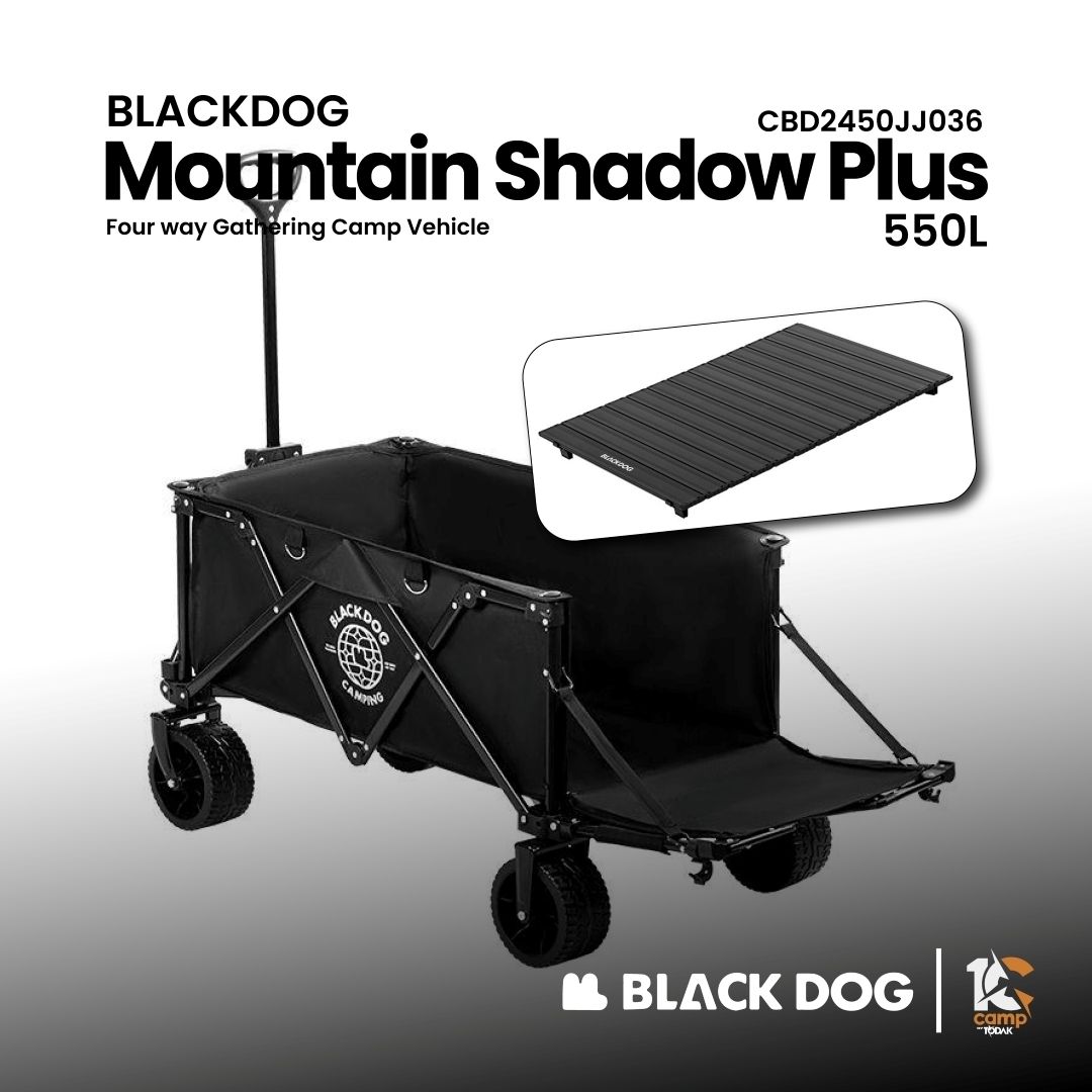 Papan Meja Troli Blackdog Mountain Shade Pro untuk BD-TC002