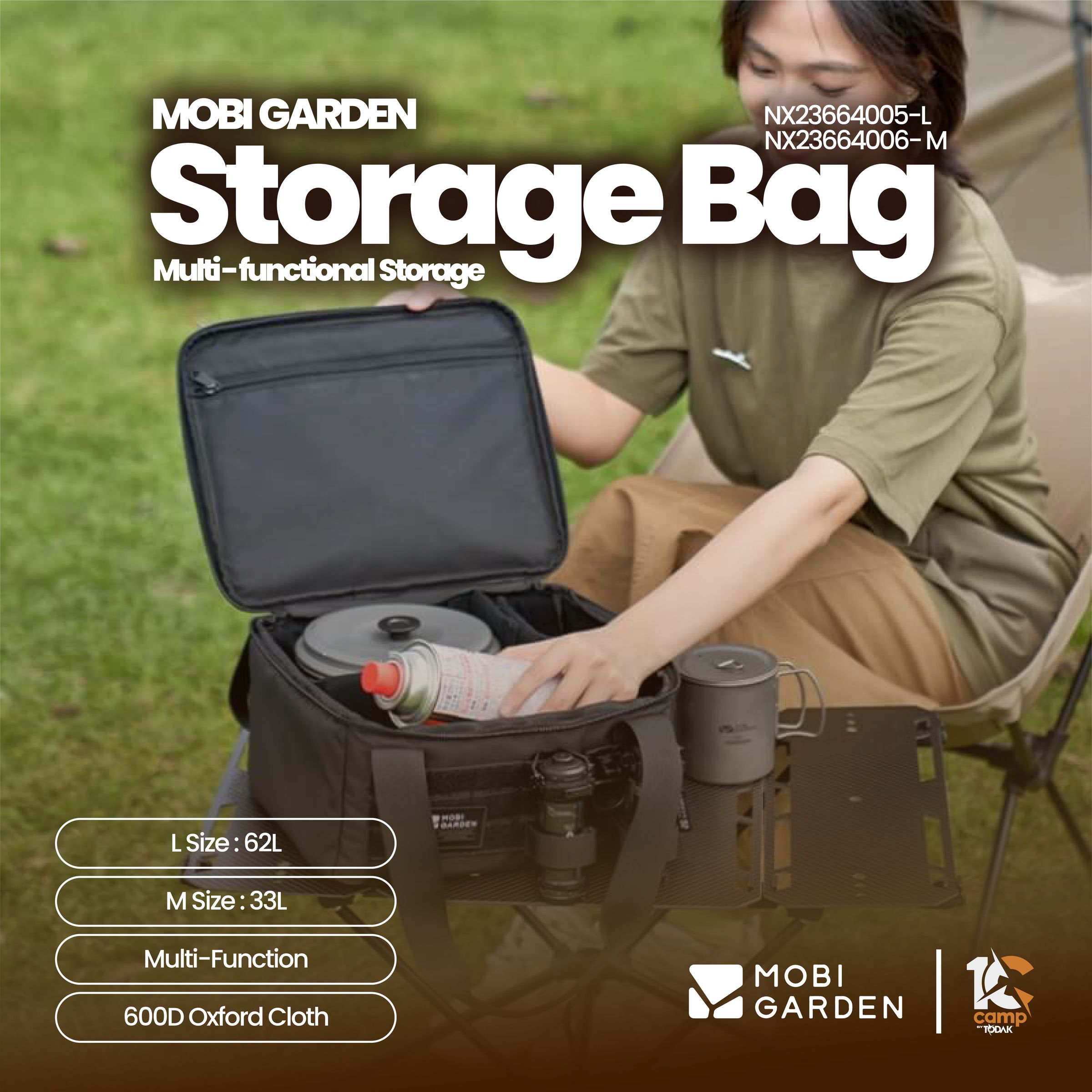 Beg Simpanan Camping Mobi Garden