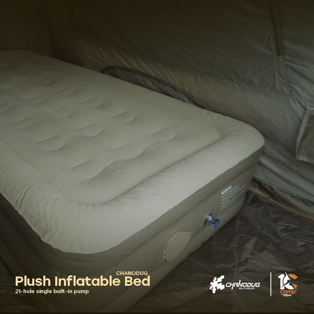 Tilam Angin Single Chanodug Plush Pam Terbina Dalam 21-Hole