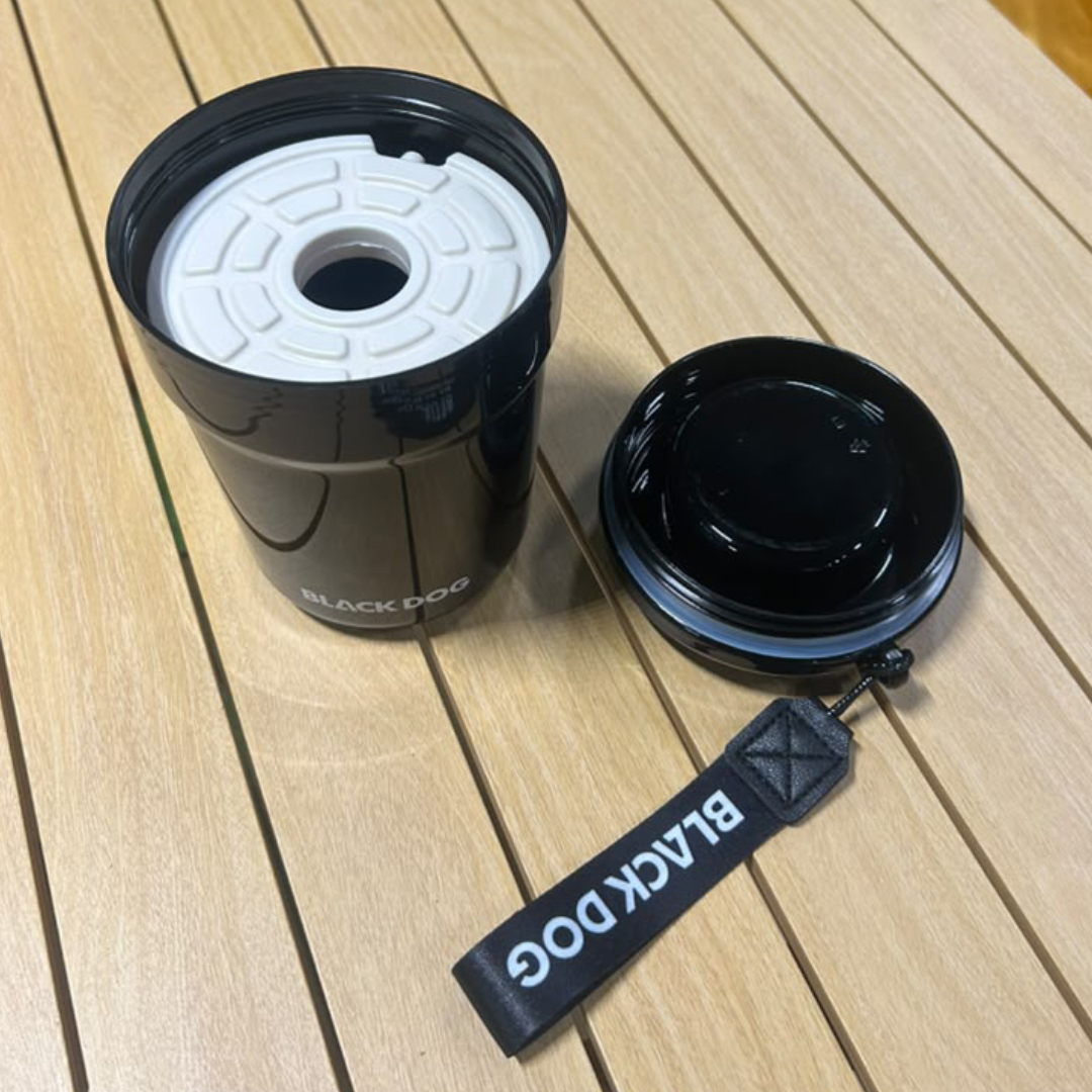BLACKDOG CBD2650CF013 Morning Dew Fresh-Keeping Cup - Black