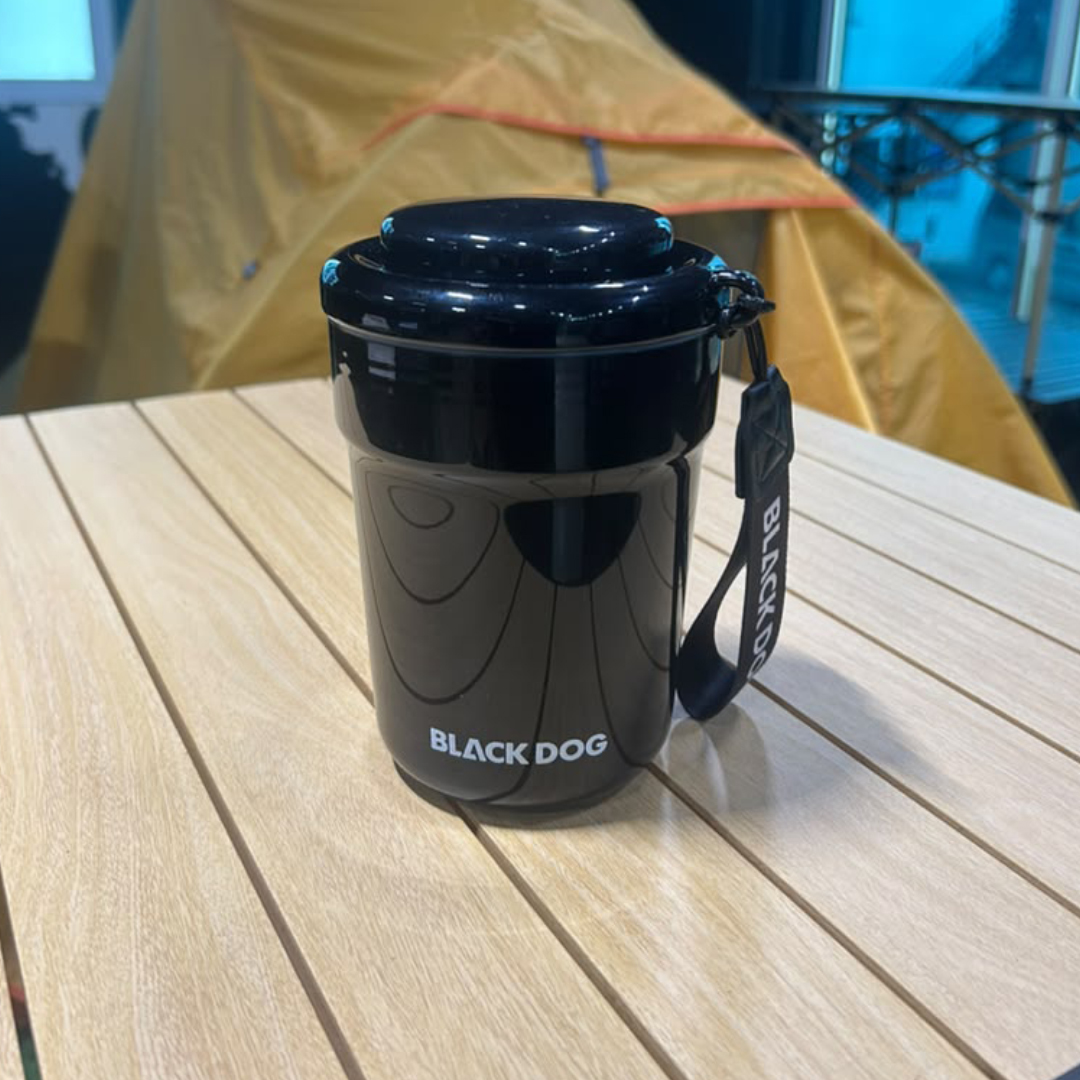 BLACKDOG CBD2650CF013 Morning Dew Fresh-Keeping Cup - Black