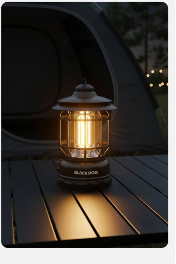 BLACKDOG CBD2550ZM043 Candle Breath - Retro Camping Lamp