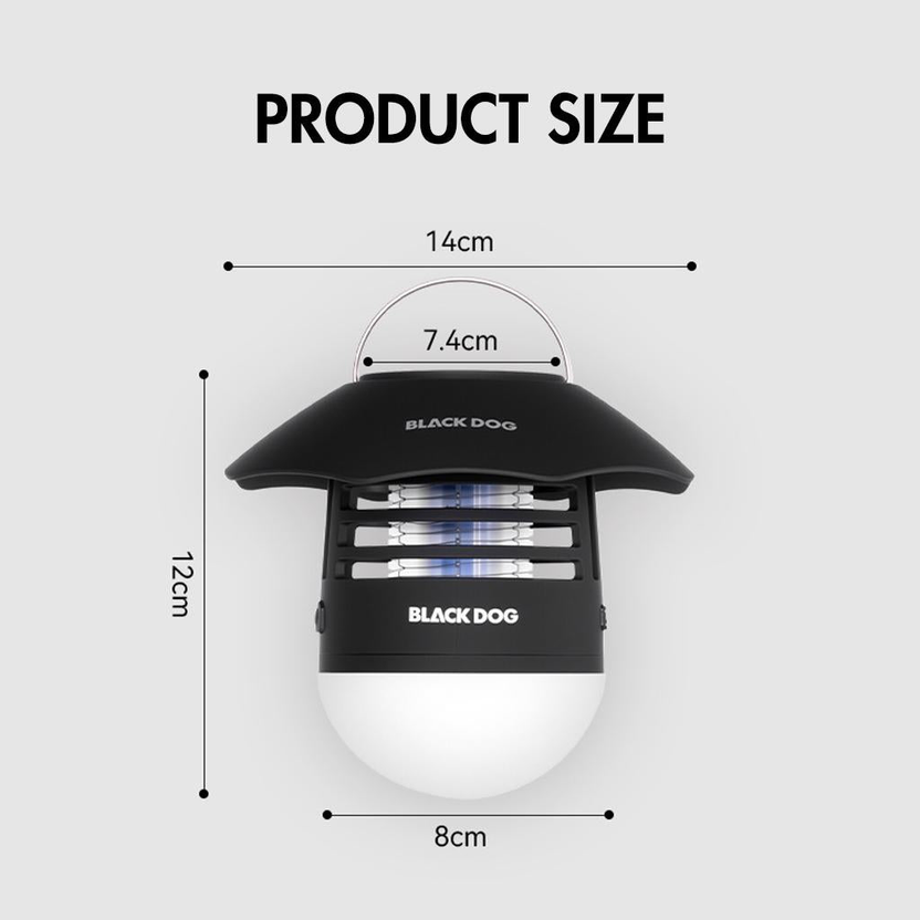 BLACKDOG CBD2550ZM032 Firefly Guard - Outdoor Mosquito Killer Lamp