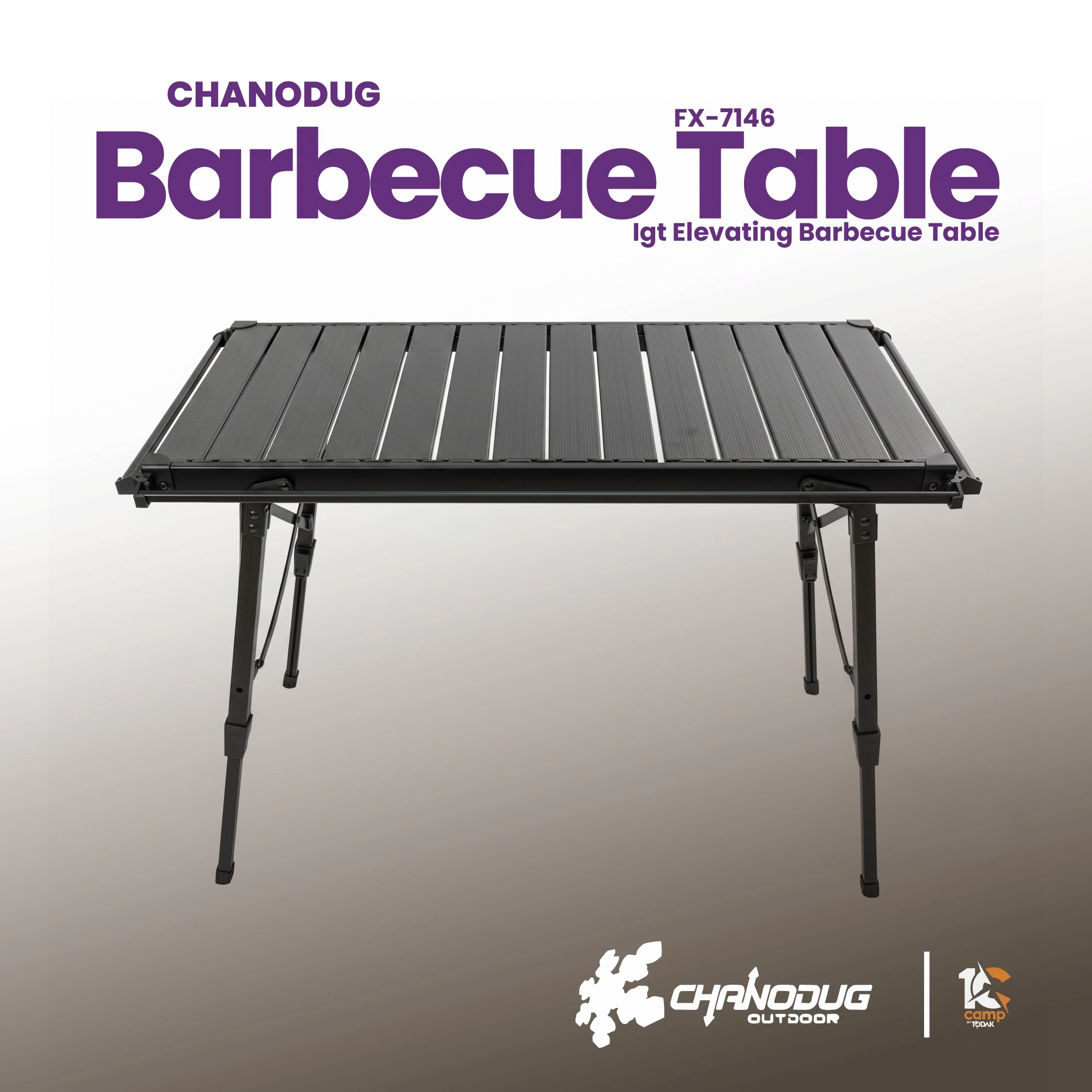 Meja BBQ IGT Boleh Laras Chanodug FX-7146