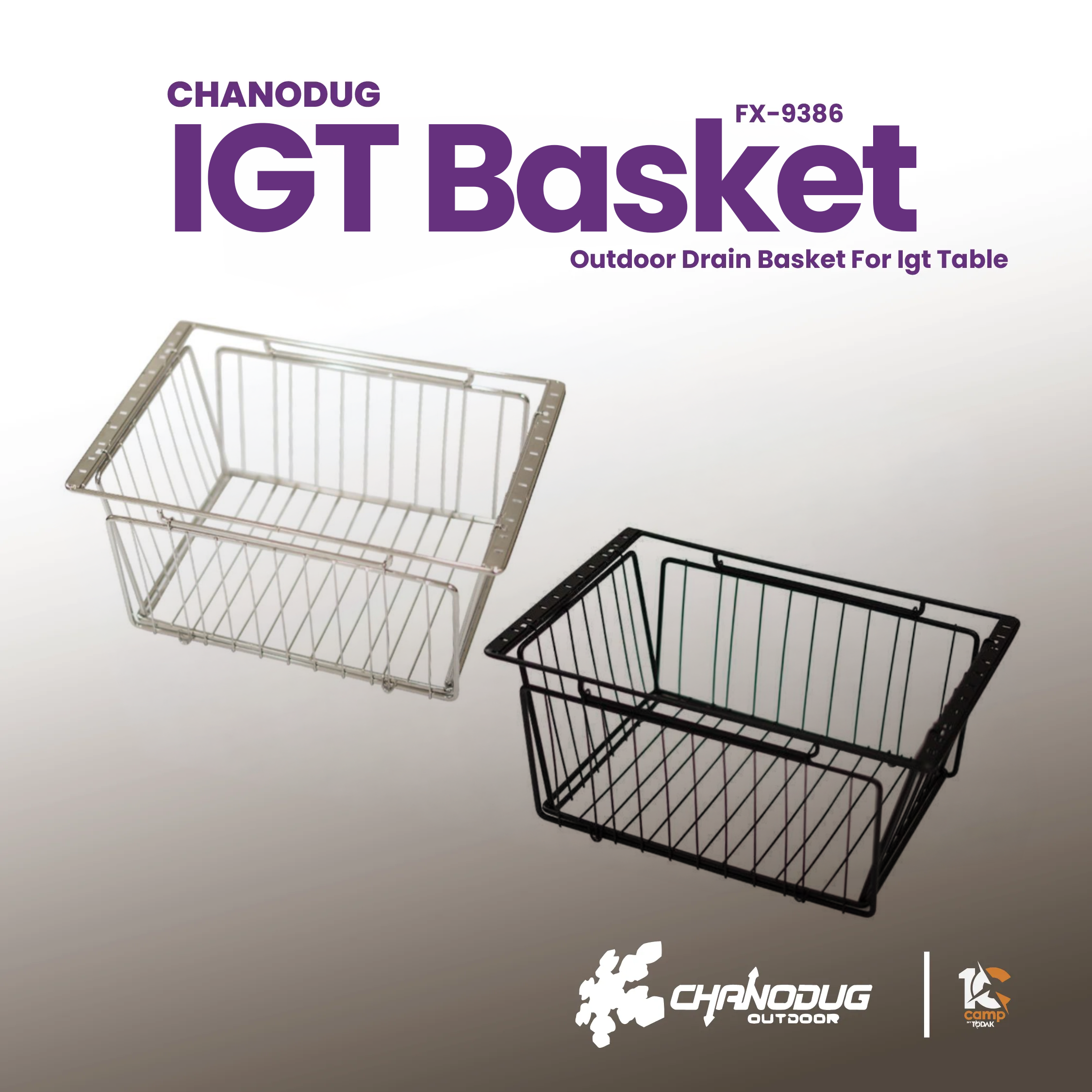 Outdoor Drain Basket for IGT Table