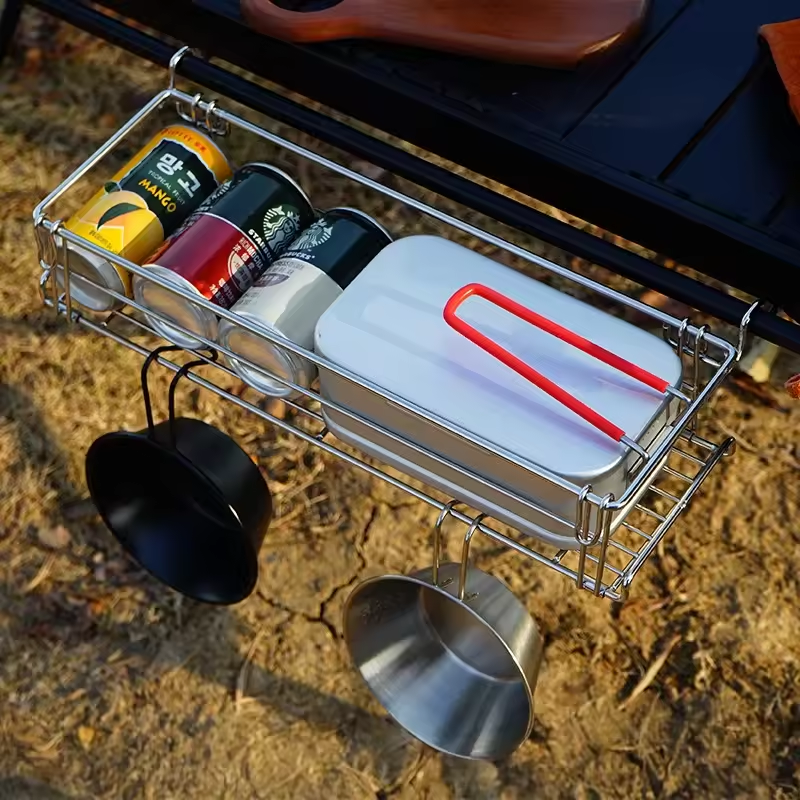 IGT camping table side basket
