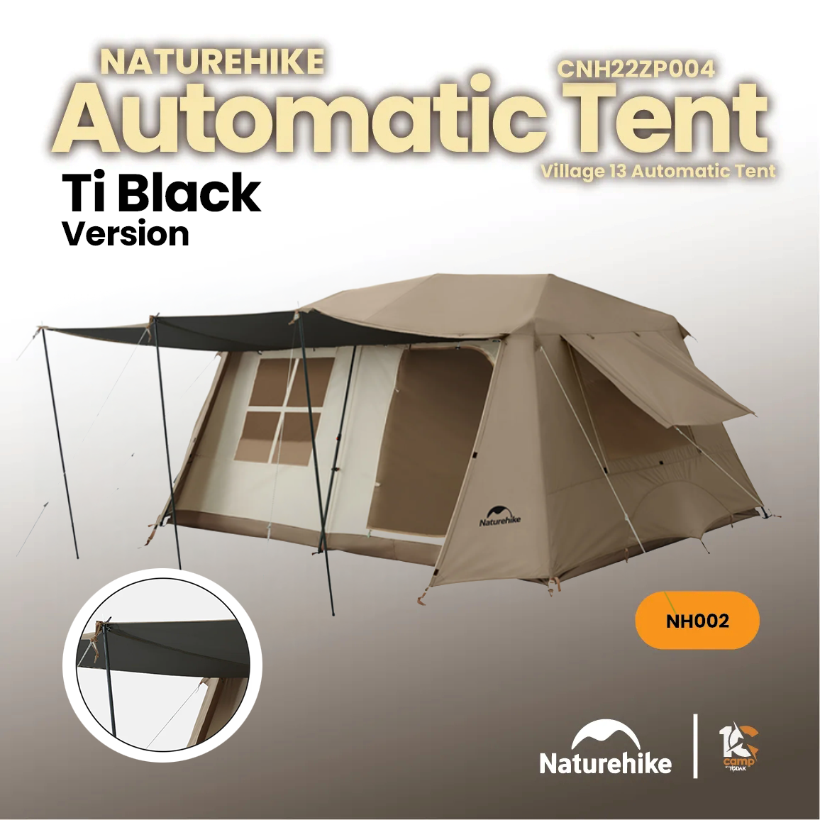 Khemah Automatik Naturehike Village 13