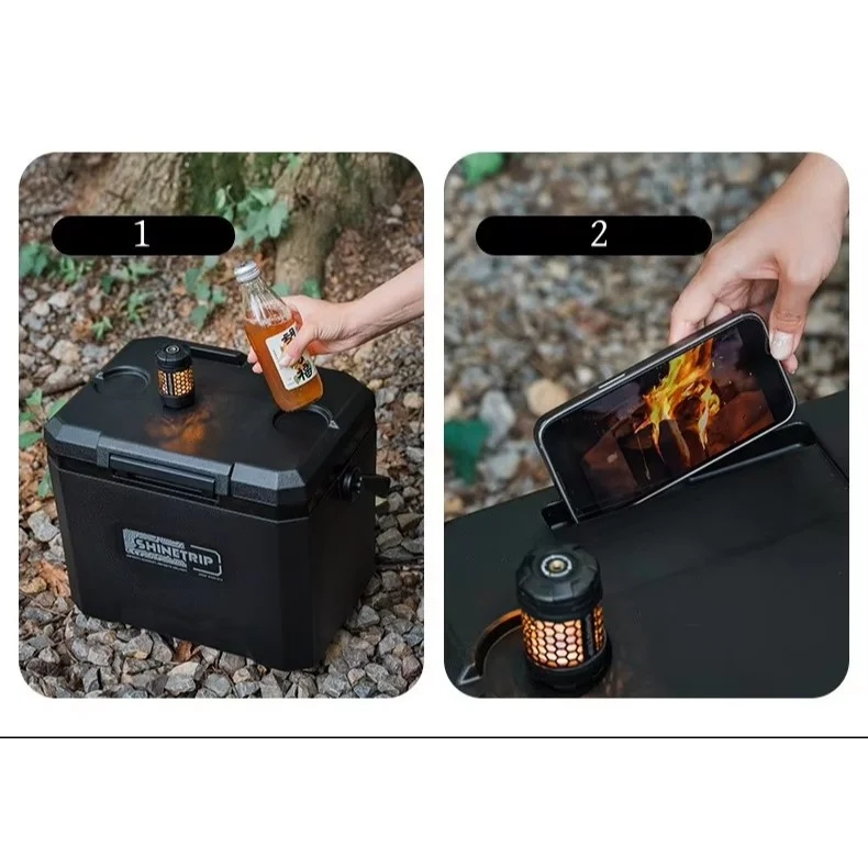 ST-05 Series Ice Peak Tactical Cooler Black_ 22L