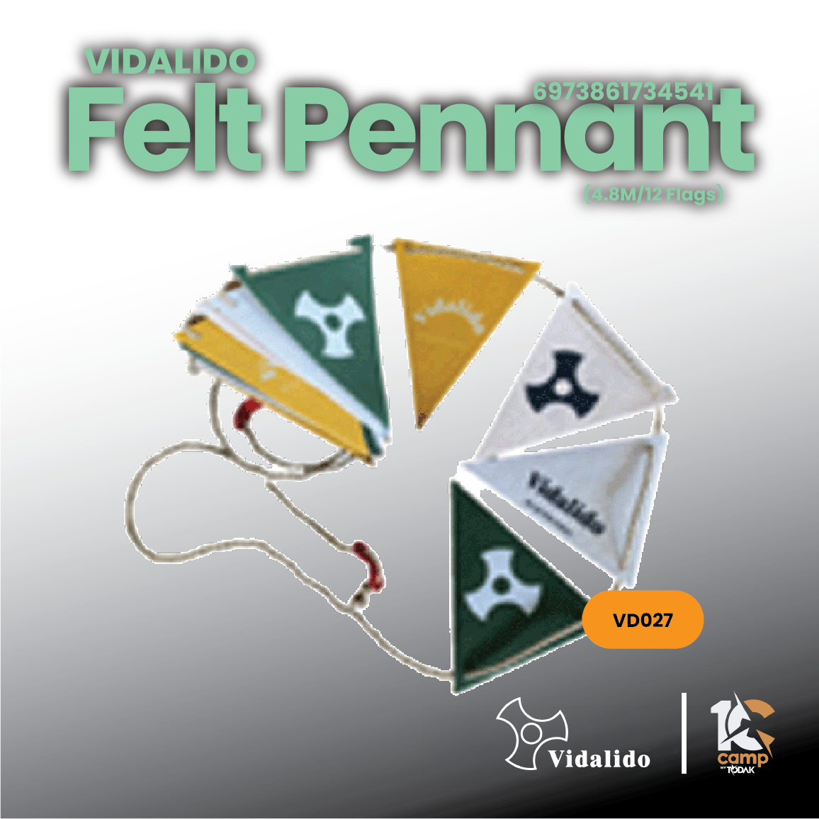 Bendera Felt Pennant Vidalido