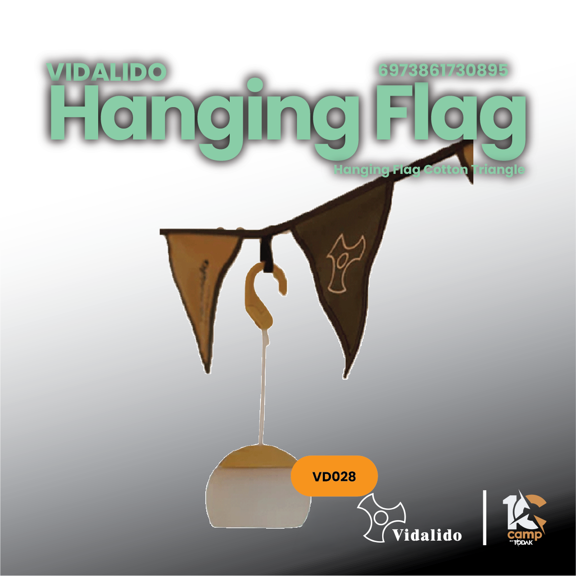 Bendera Segitiga Kapas Gantung Vidalido