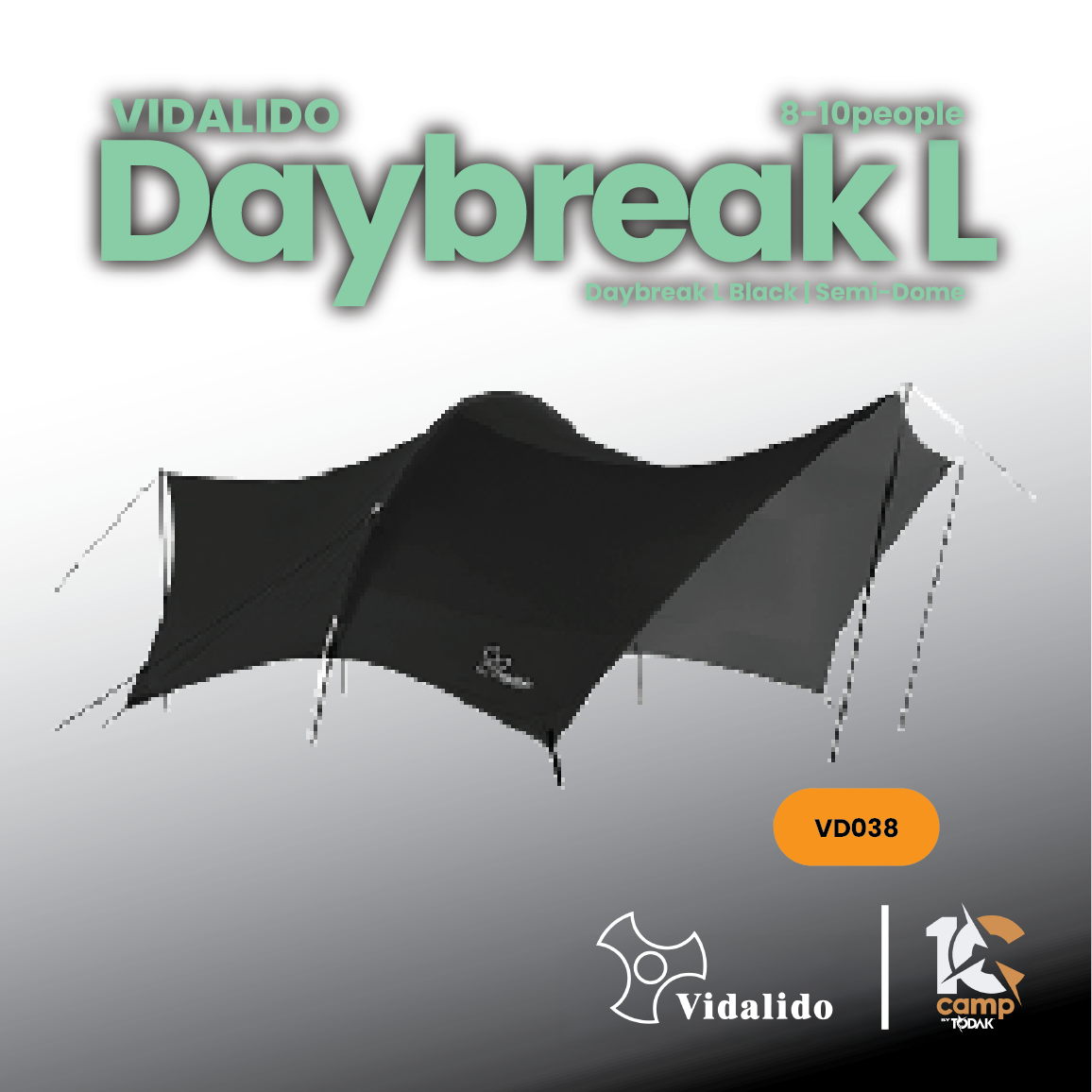 Khemah Semi-Dome Vidalido Daybreak L