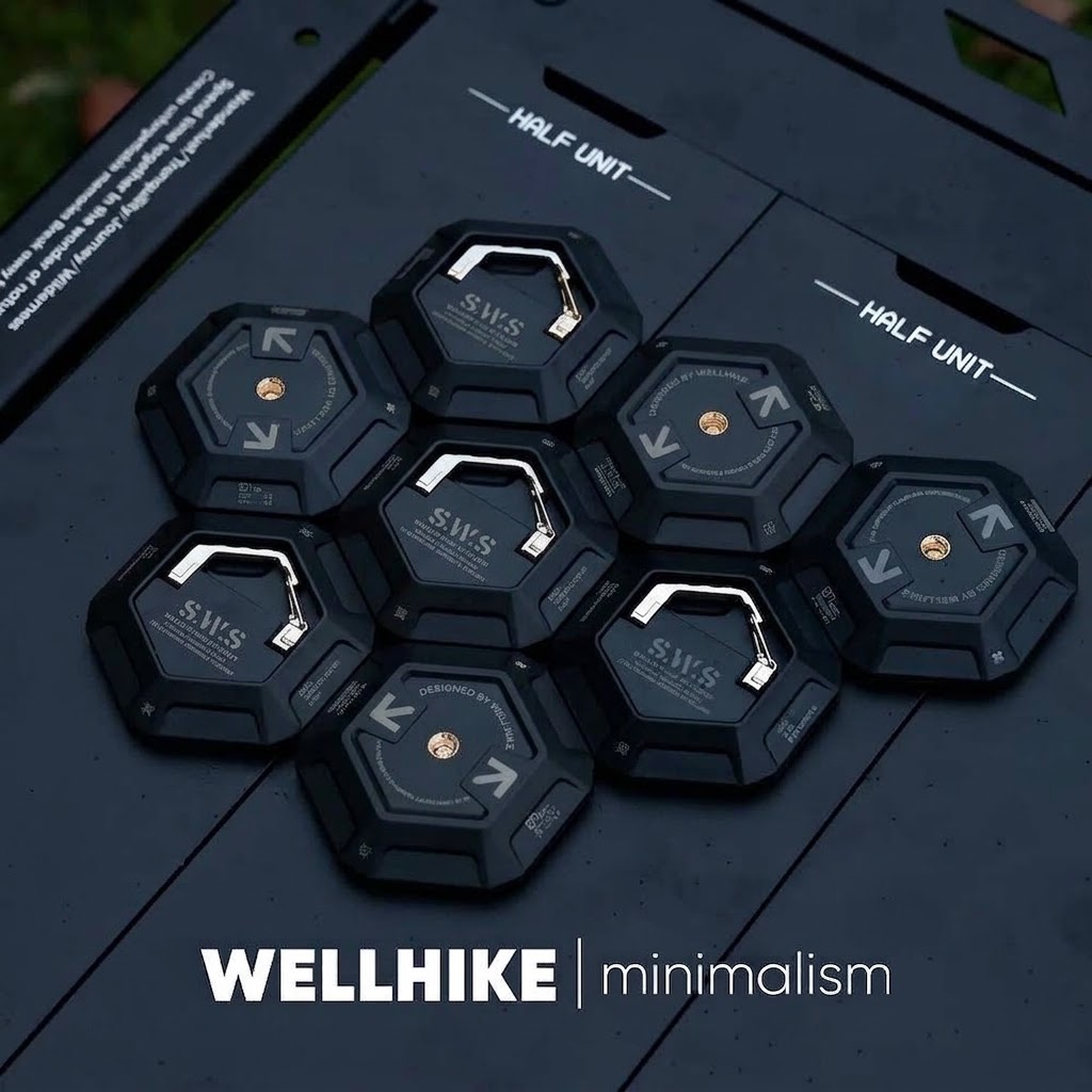 Hexagonal Magnetic Hook - Black