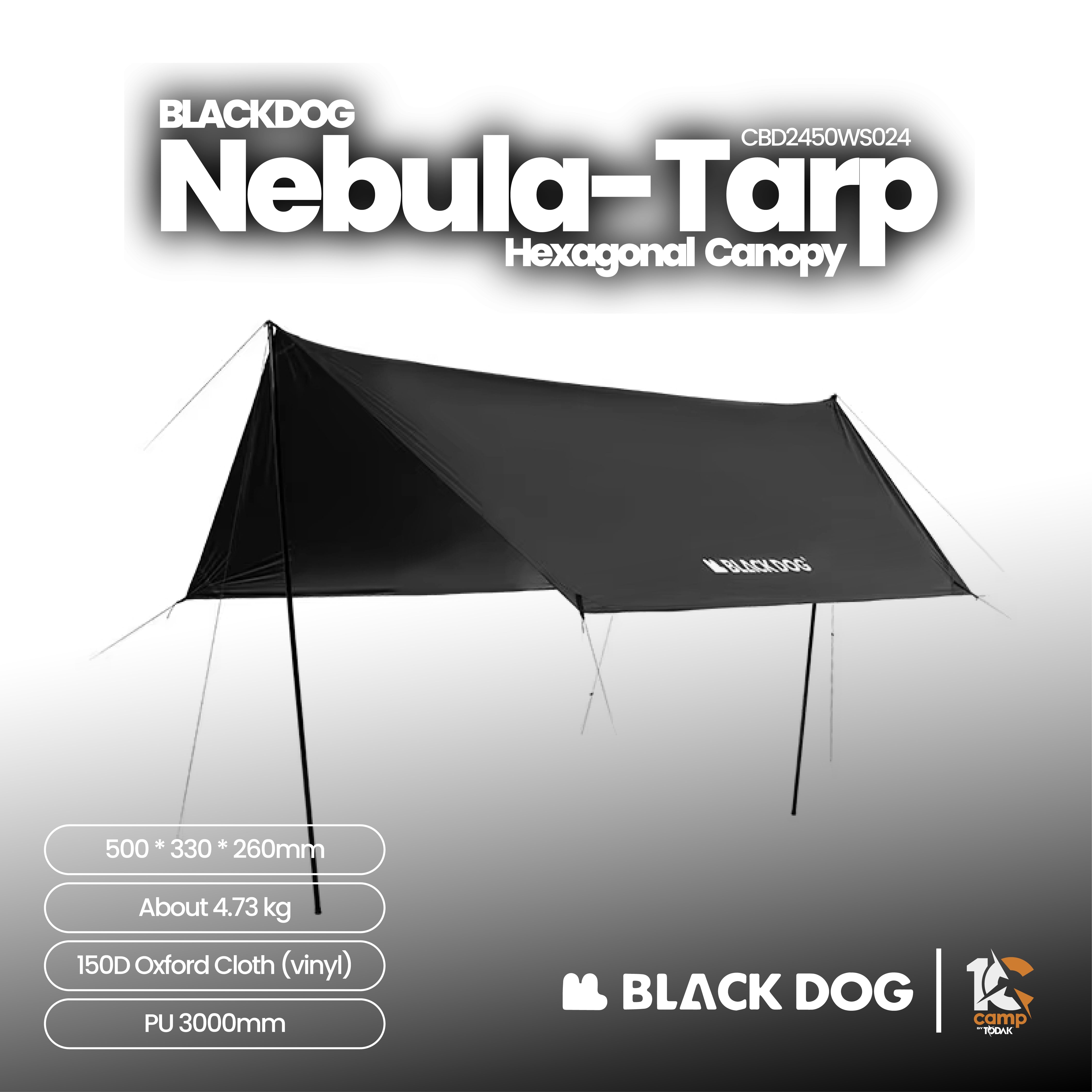 Kanopi Besar Blackdog RIHE Arc Edge
